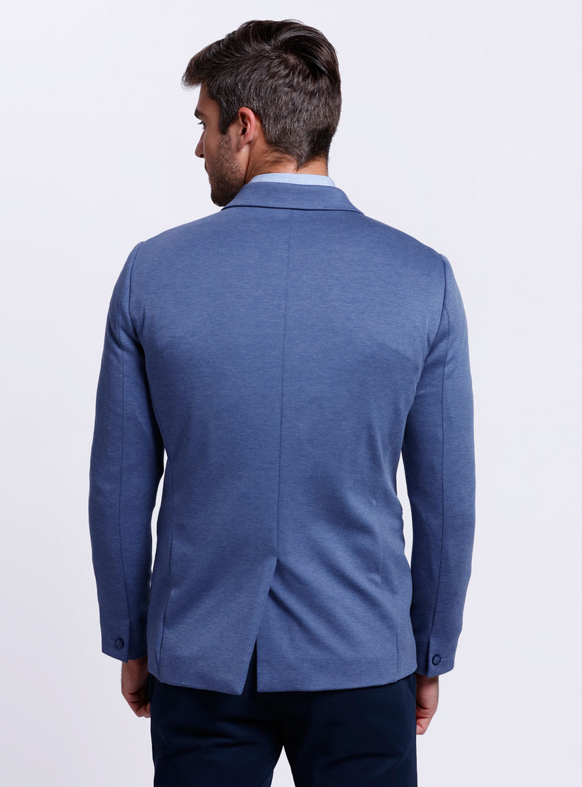 Long Sleeves Blazer with Notch Collar and Pocket Detail-men-winterwear-jacketsandblazers-image-2