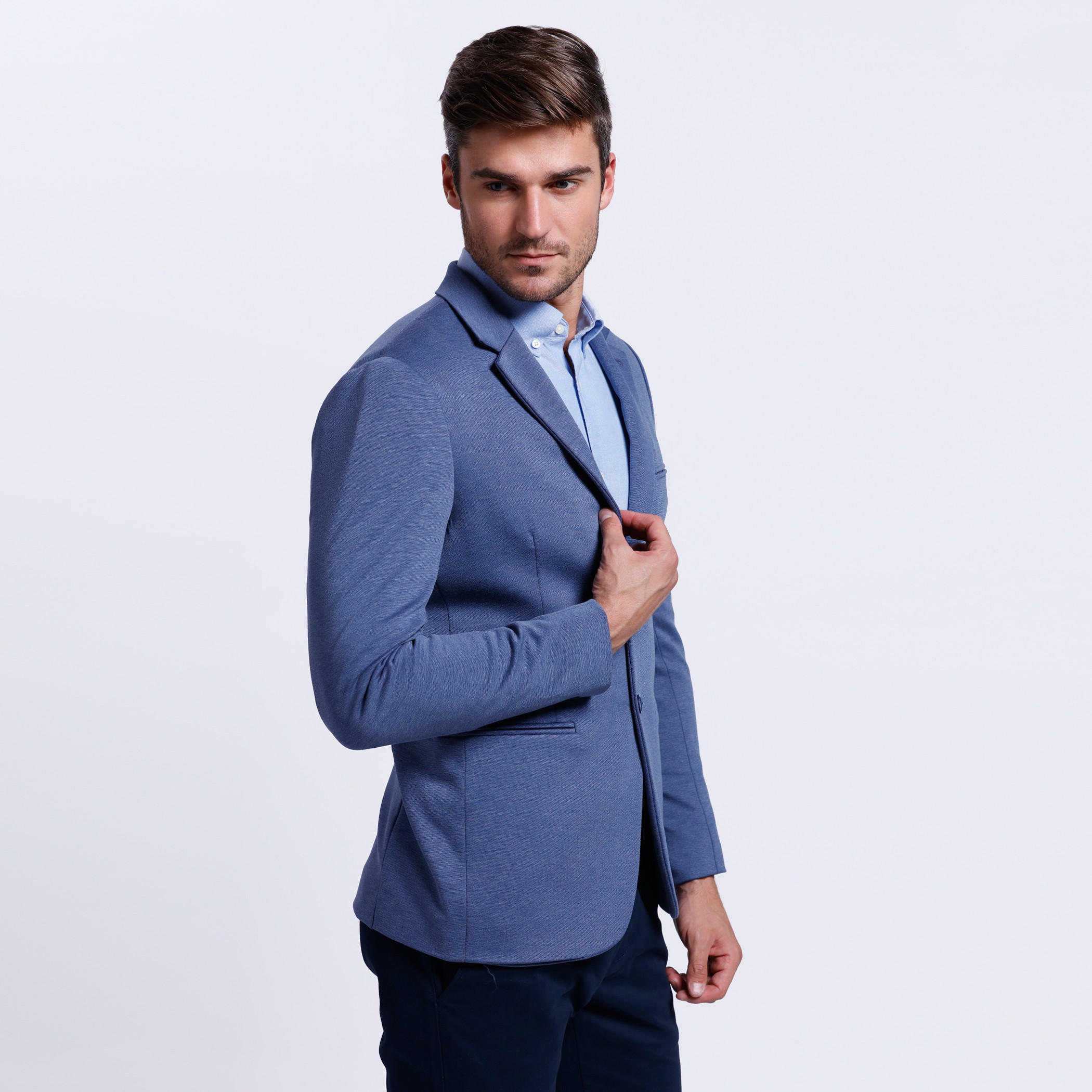 Long Sleeves Blazer with Notch Collar and Pocket Detail-men-winterwear-jacketsandblazers-image-3