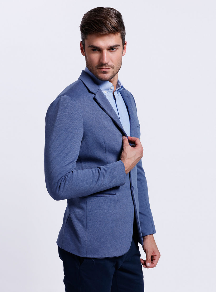 Long Sleeves Blazer with Notch Collar and Pocket Detail-men-winterwear-jacketsandblazers-image-3