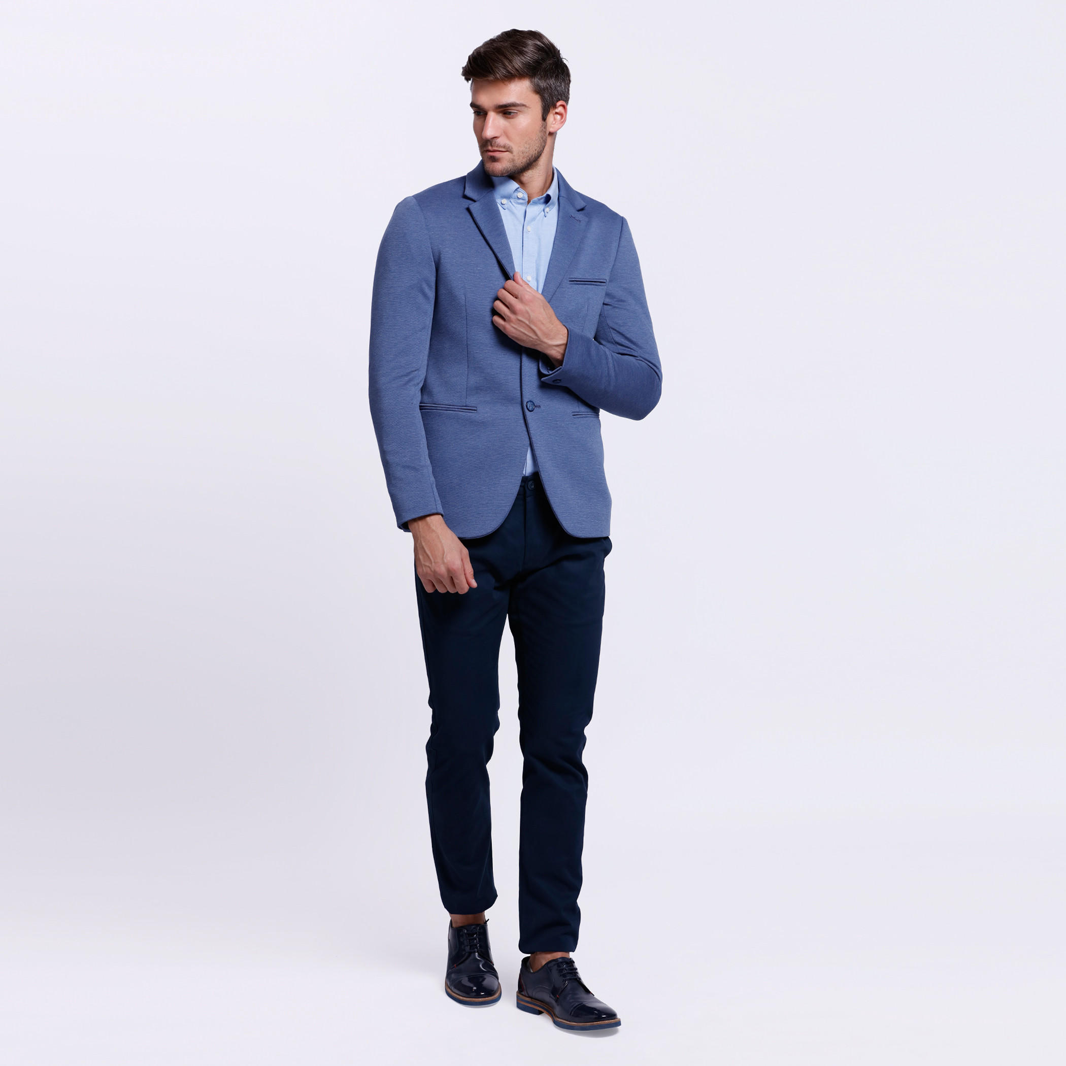 Long Sleeves Blazer with Notch Collar and Pocket Detail-men-winterwear-jacketsandblazers-image-5