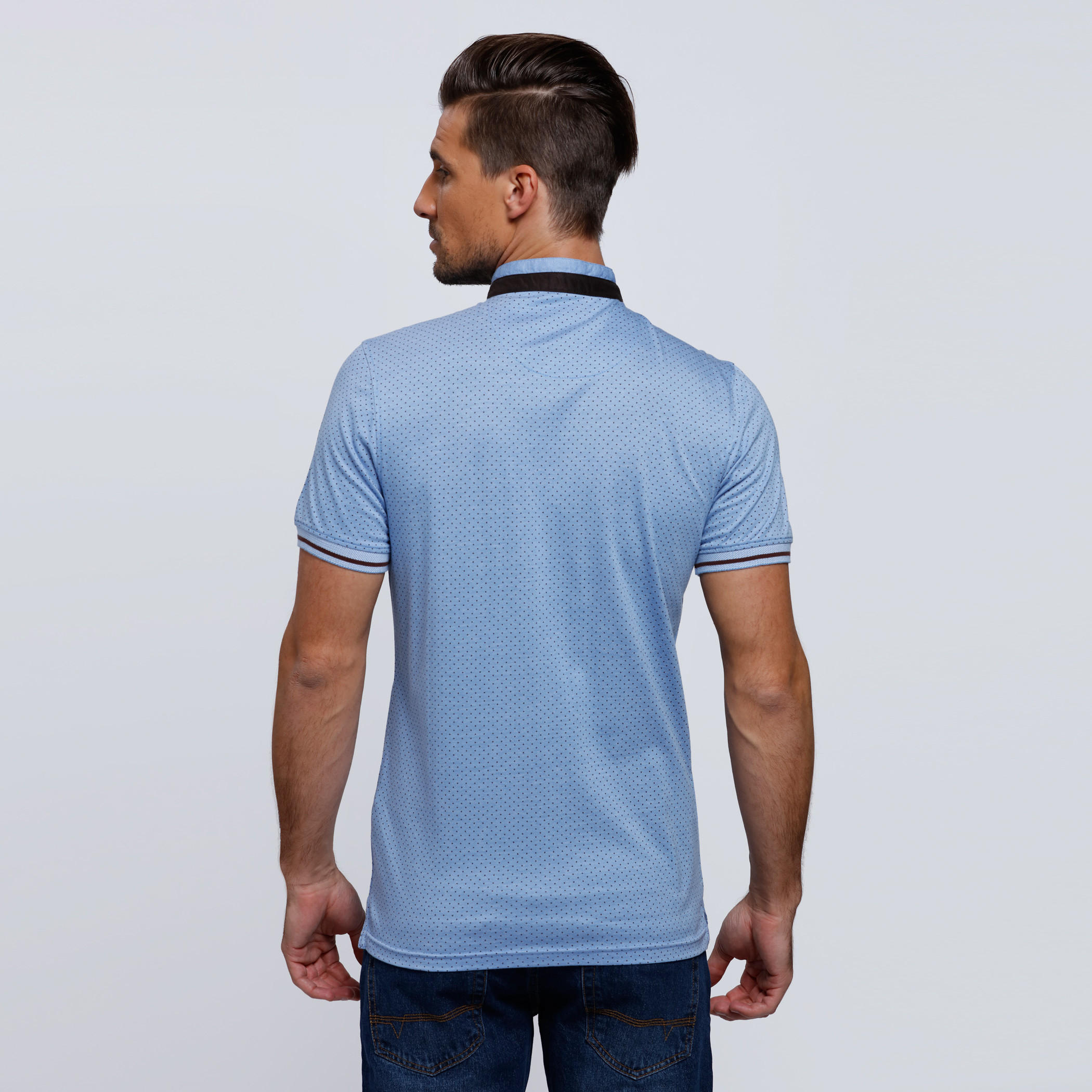 Printed T-Shirt with Short Sleeves-men-clothing-tshirtsandpolos-polos-image-2
