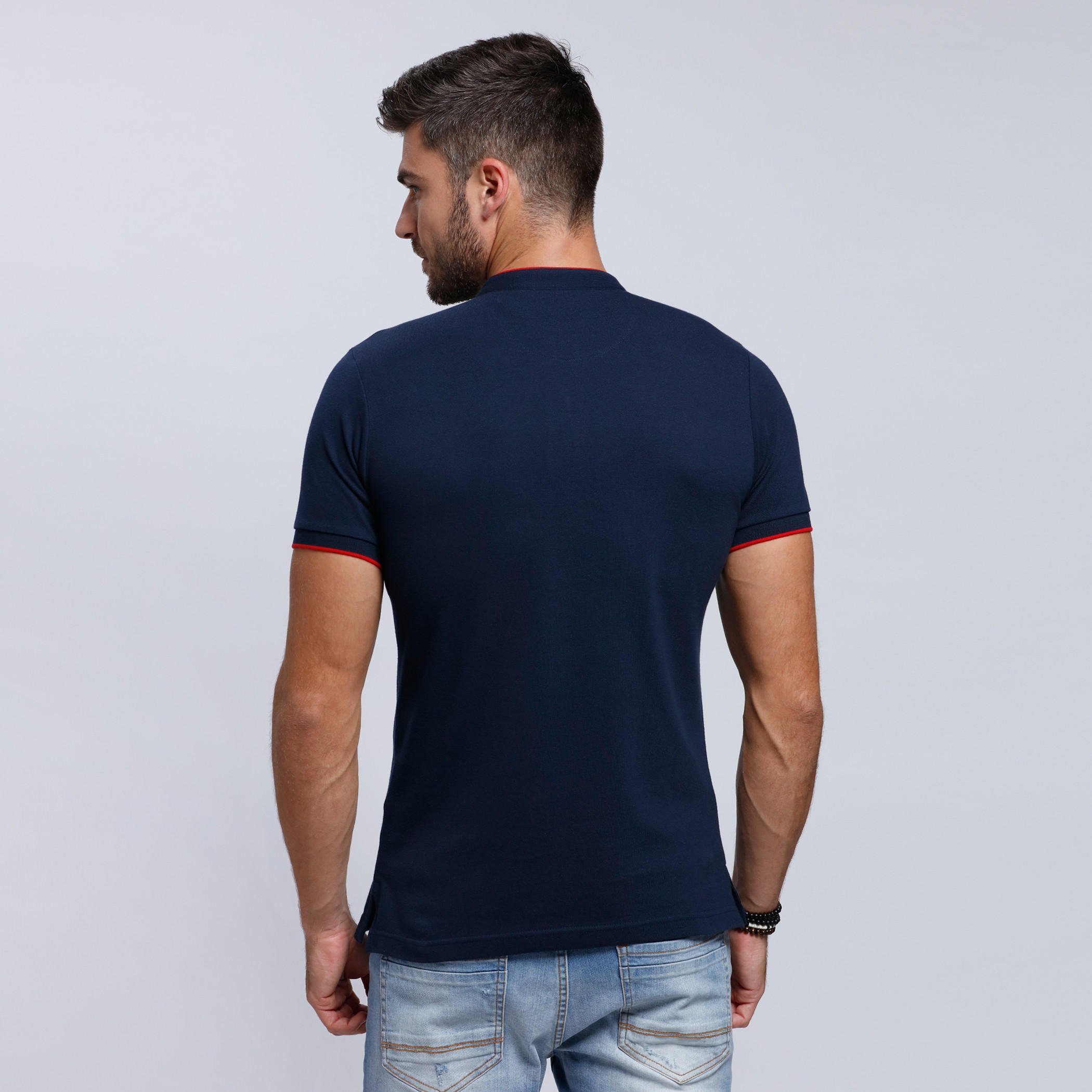 Henley Neck T-Shirt with Short Sleeves-men-clothing-tshirtsandpolos-tshirts-image-4