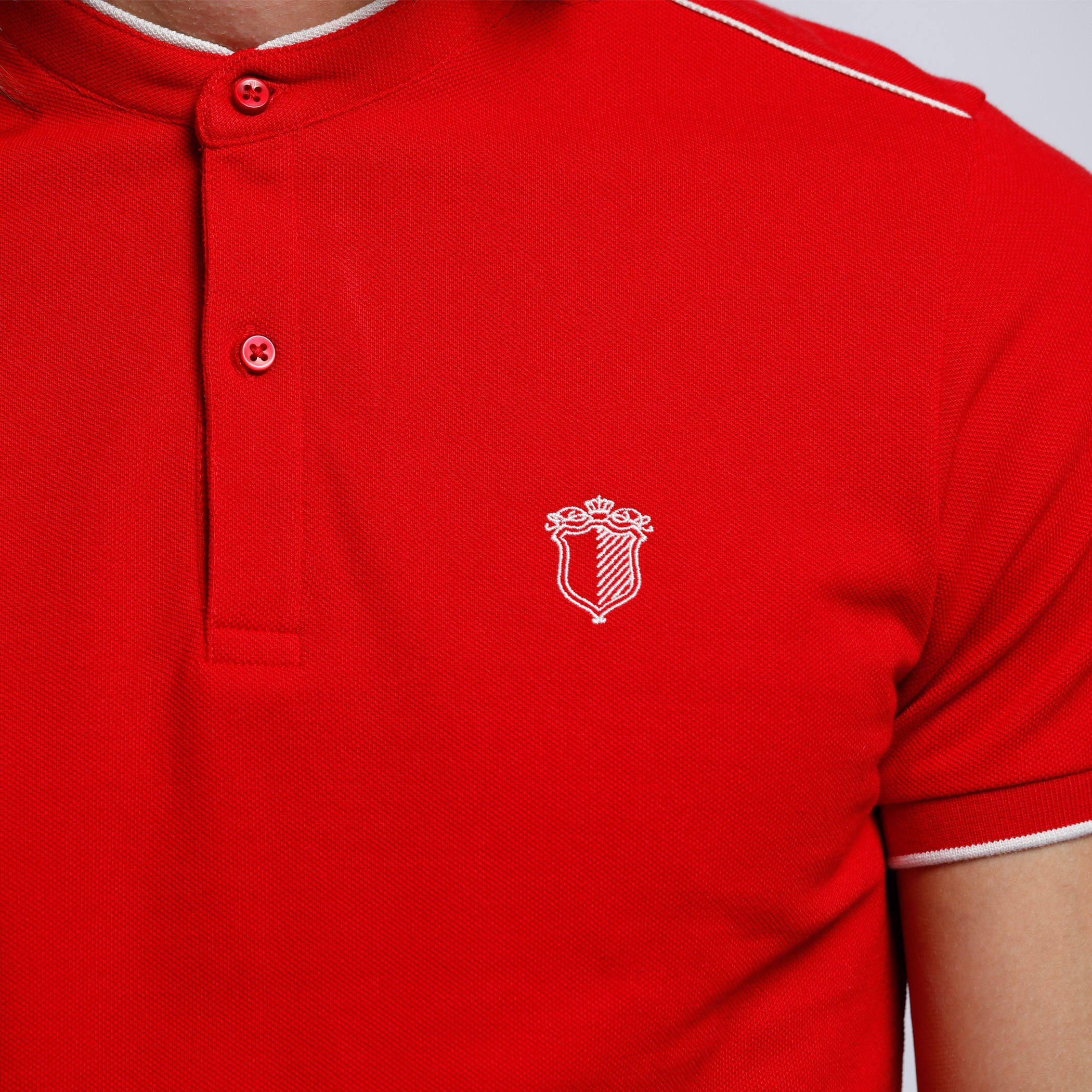 Mandarin Neck T-Shirt with Short Sleeves-men-clothing-tshirtsandpolos-tshirts-image-4