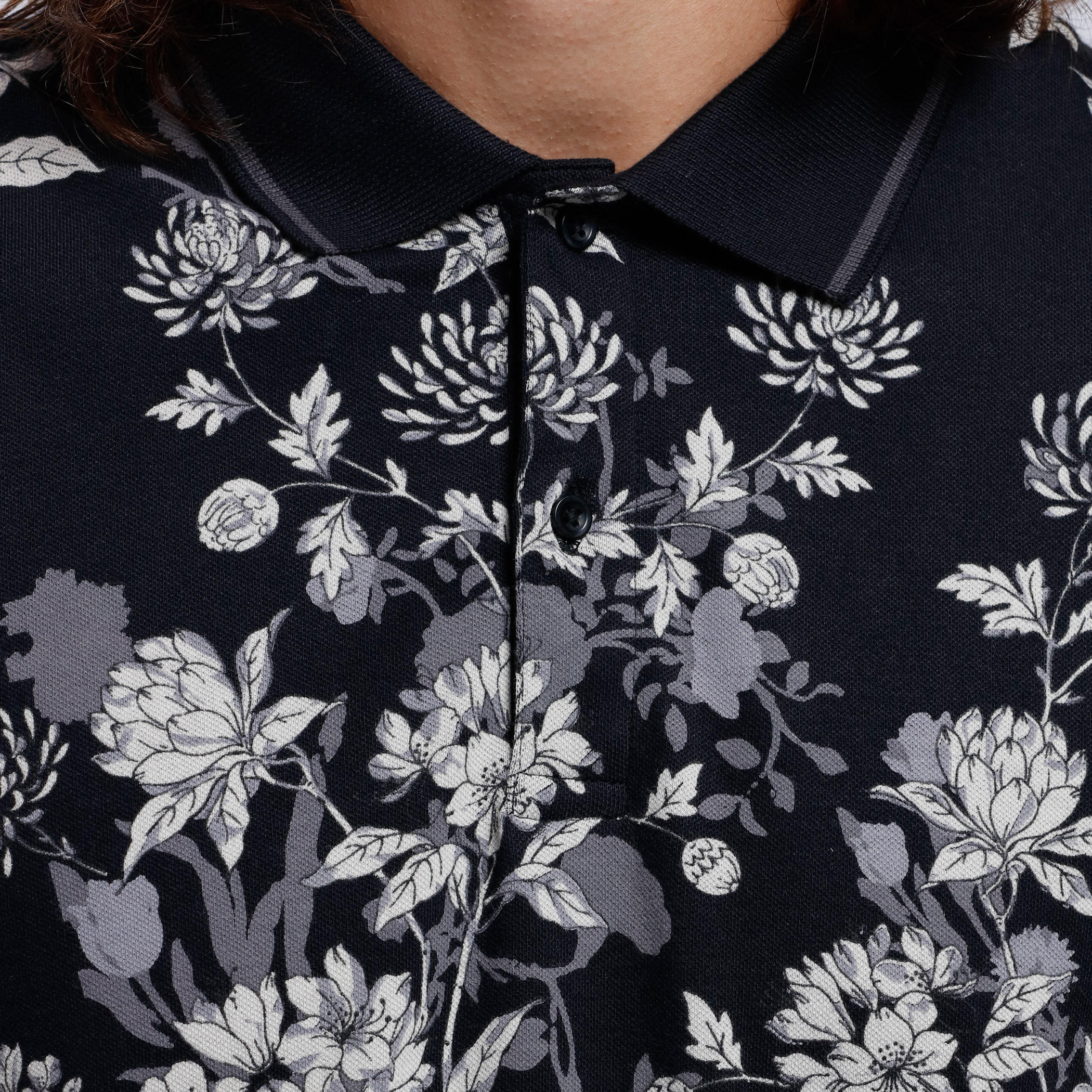 Printed Polo Neck T-Shirt with Short Sleeves-men-clothing-tshirtsandpolos-polos-image-4