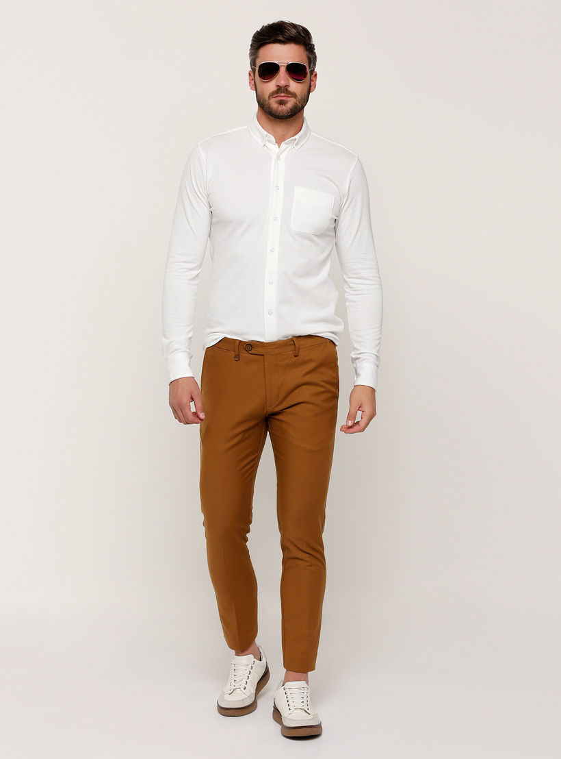 Shirt with Long Sleeves and Complete Placket-men-clothing-shirts-image-5