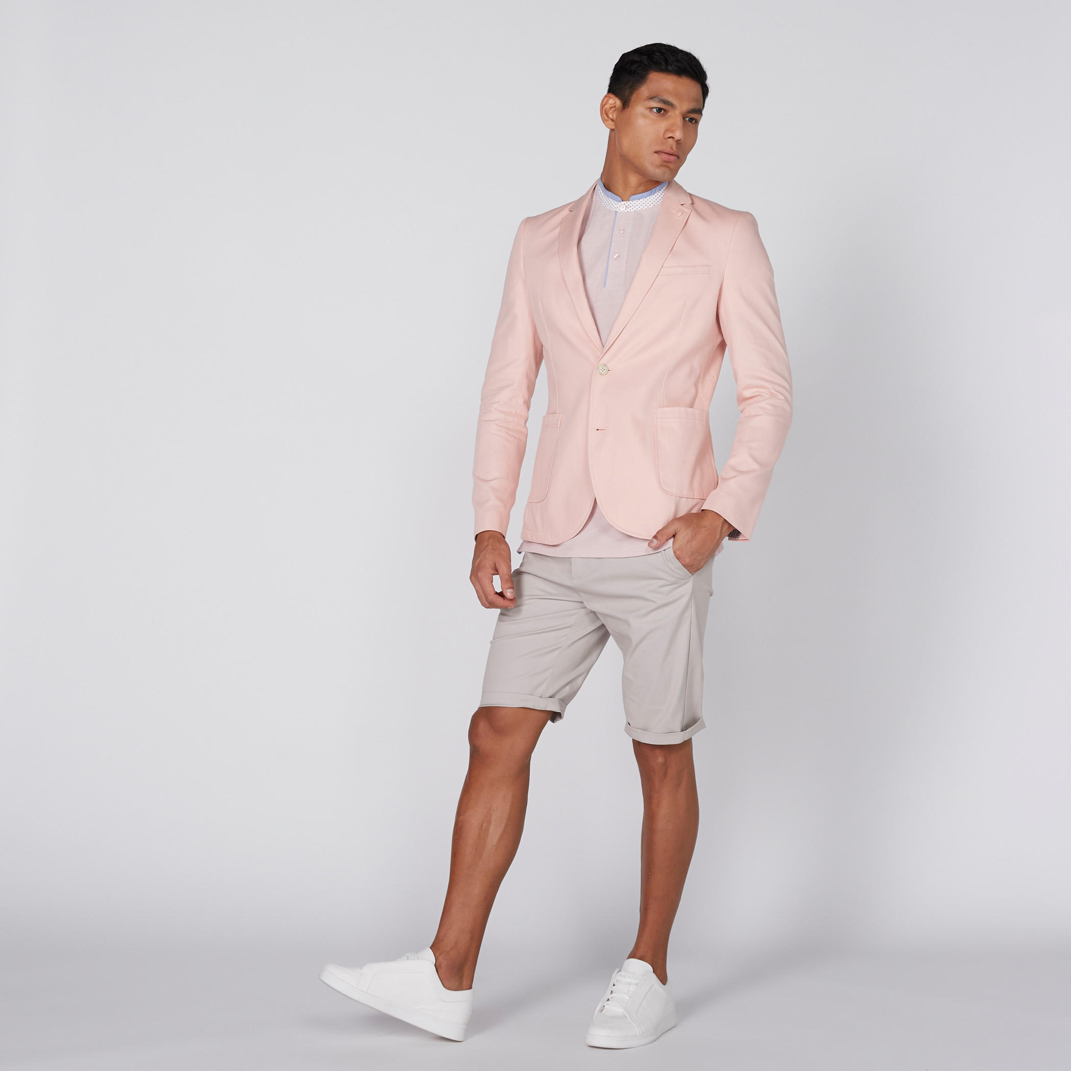 Mandarin Neck T-Shirt with Short Sleeves-men-clothing-tshirtsandpolos-tshirts-image-4