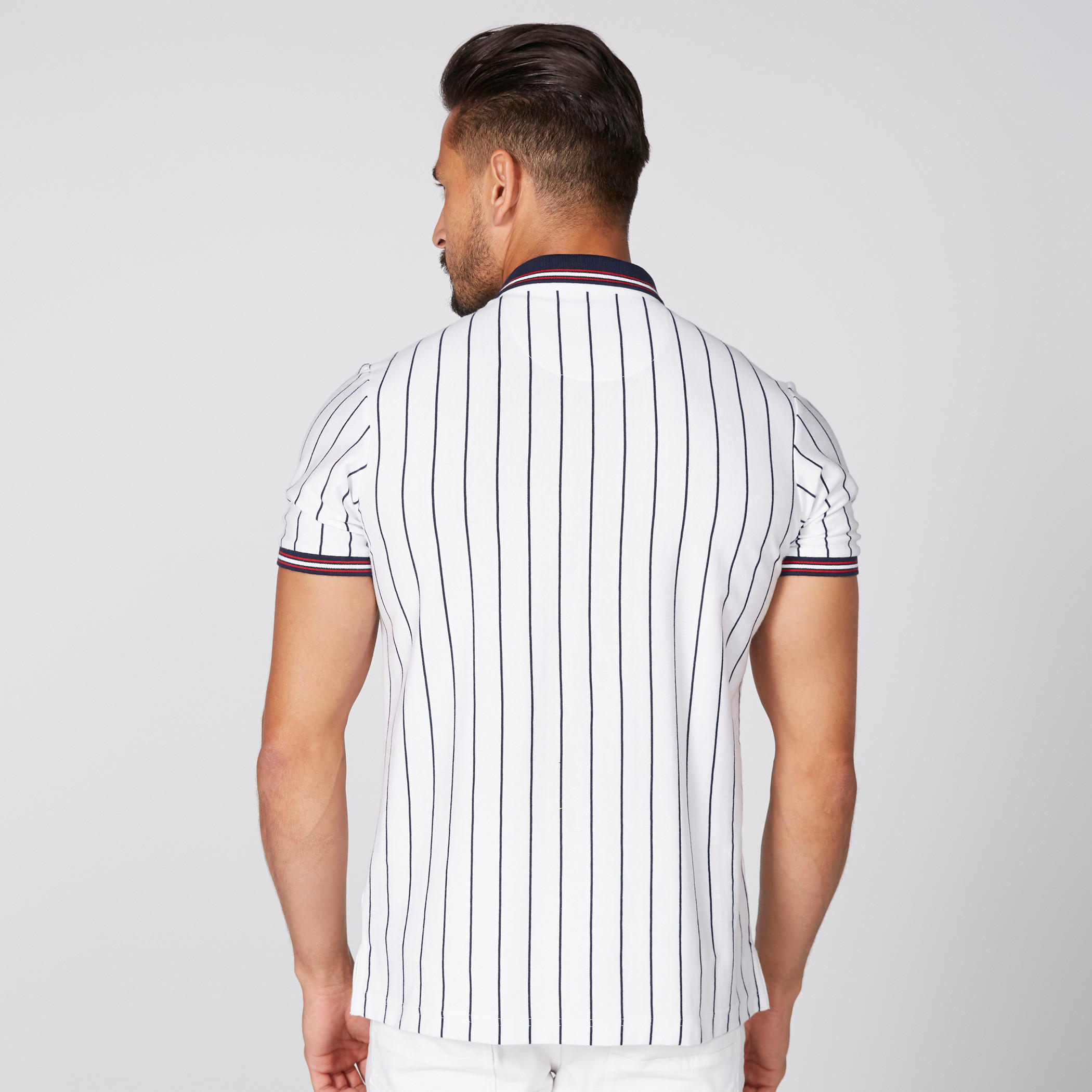 تيشيرت مقلّم بياقة بولو وأكمام قصيرة-men-clothing-tshirtsandpolos-polos-image-4