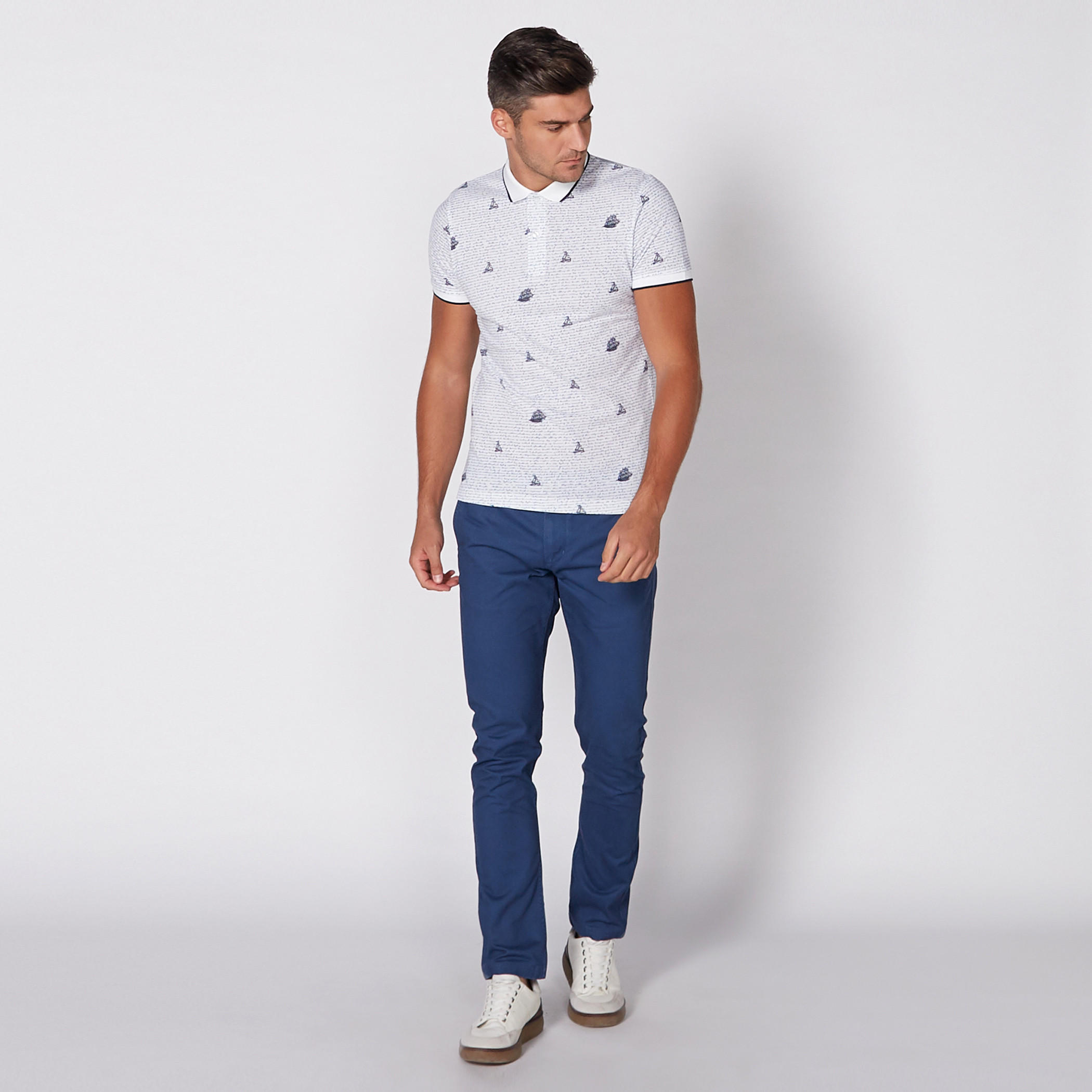 تيشيرت بياقة بولو وأكمام قصيرة وطبعات-men-clothing-tshirtsandpolos-tshirts-image-1