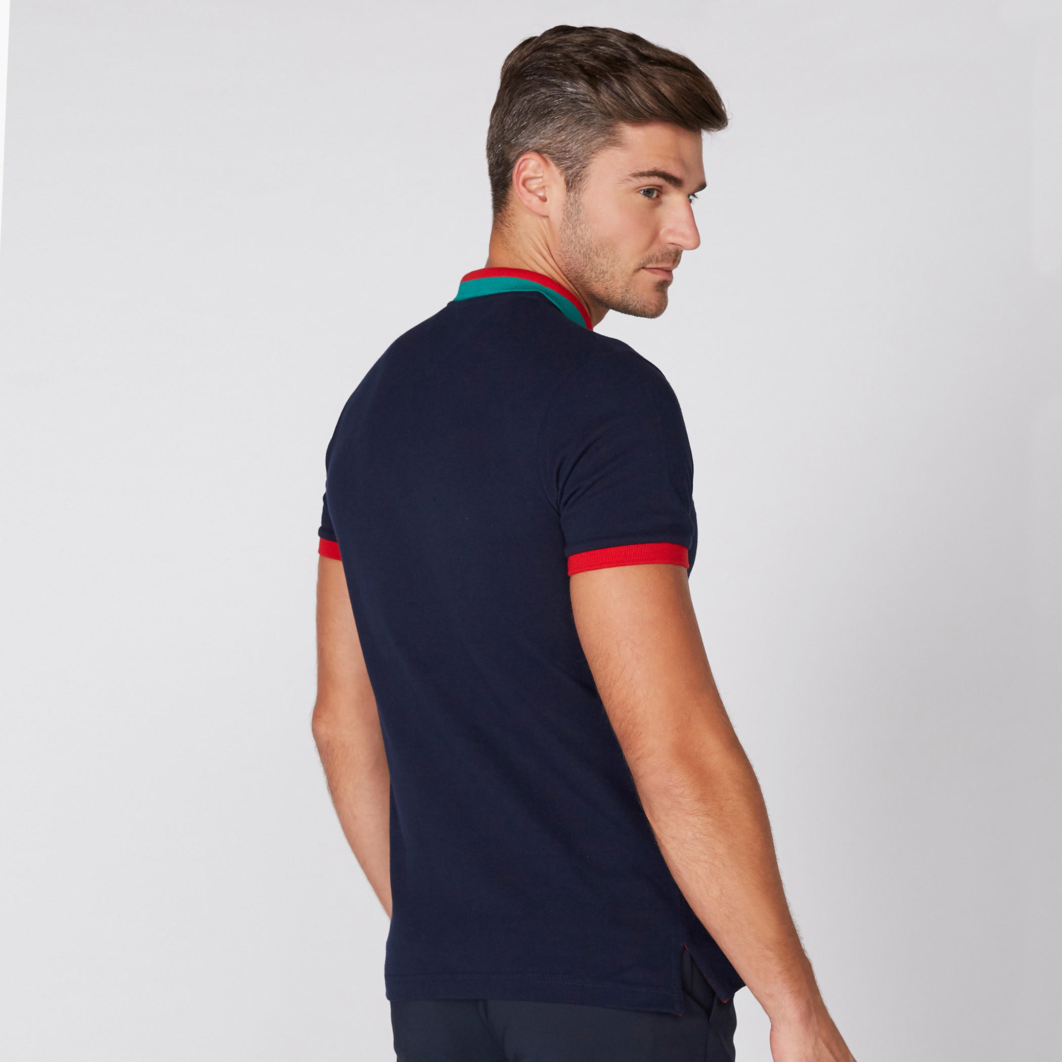 Embroidered T-Shirt with Polo Neck and Short Sleeves-men-clothing-tshirtsandpolos-polos-image-4