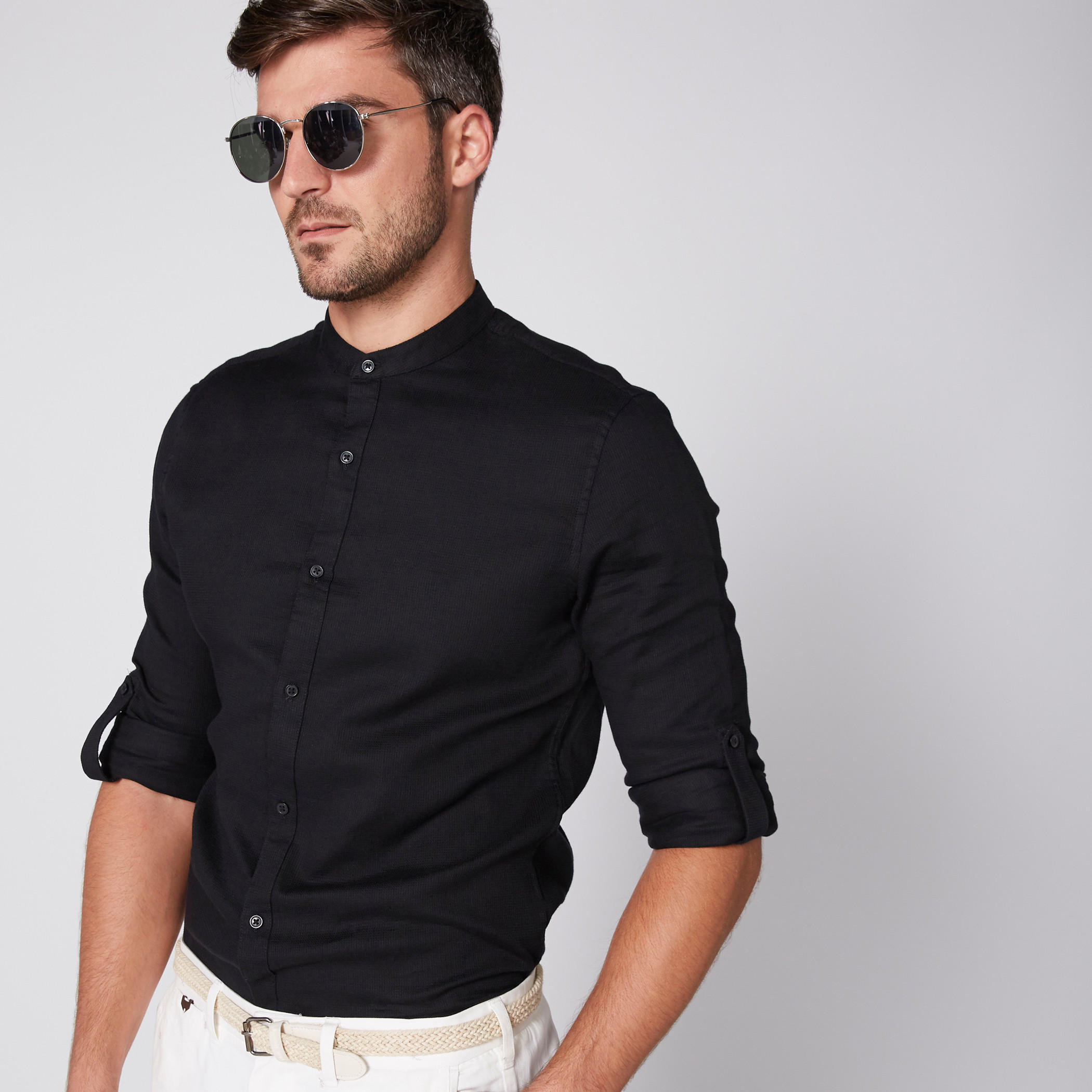 Long Sleeves Shirt with Complete Placket-men-clothing-shirts-image-1