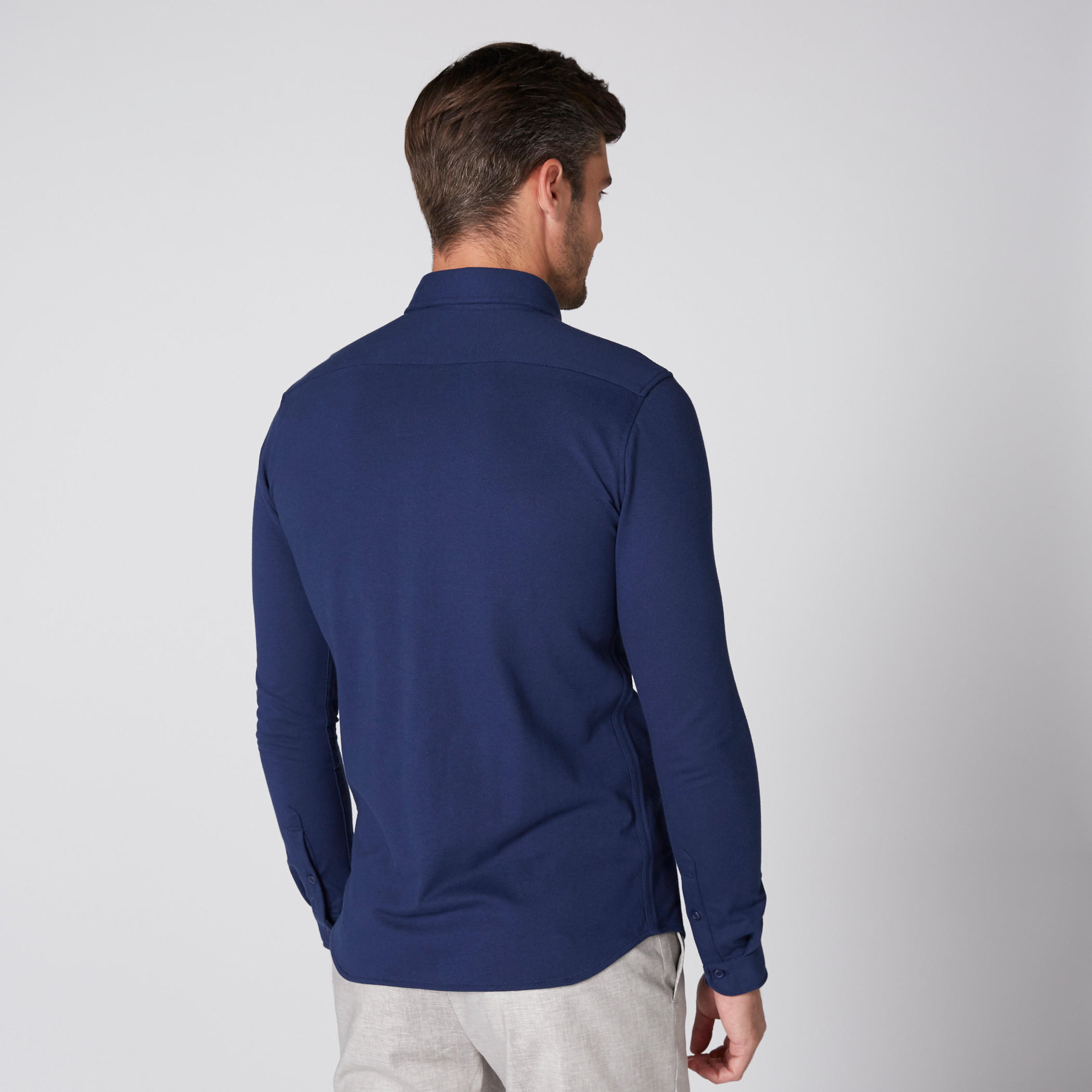 قميص بارز الملمس بأكمام طويلة وأزرار-men-clothing-shirts-image-4