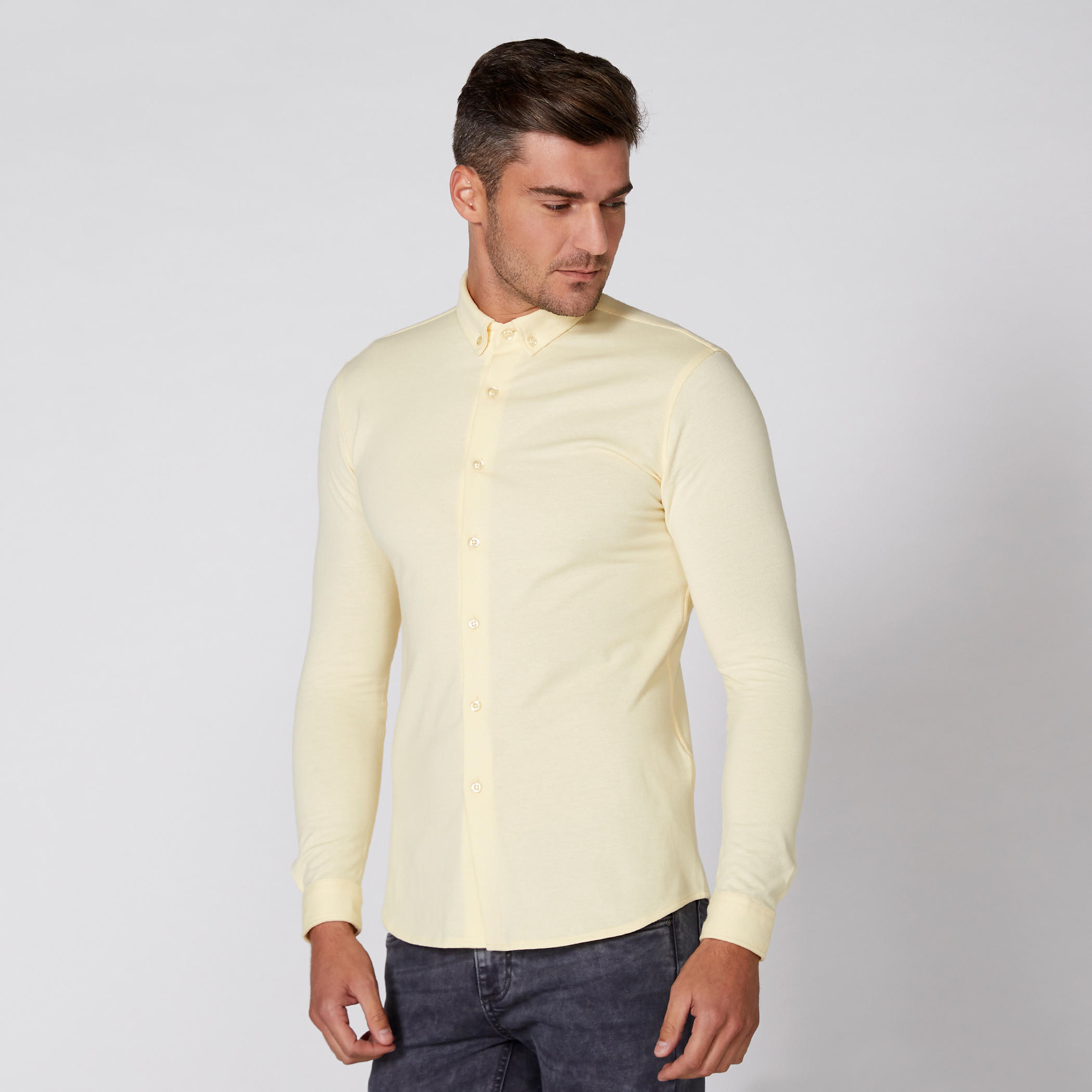 Long Sleeves Shirt with Complete Placket-men-clothing-shirts-image-1