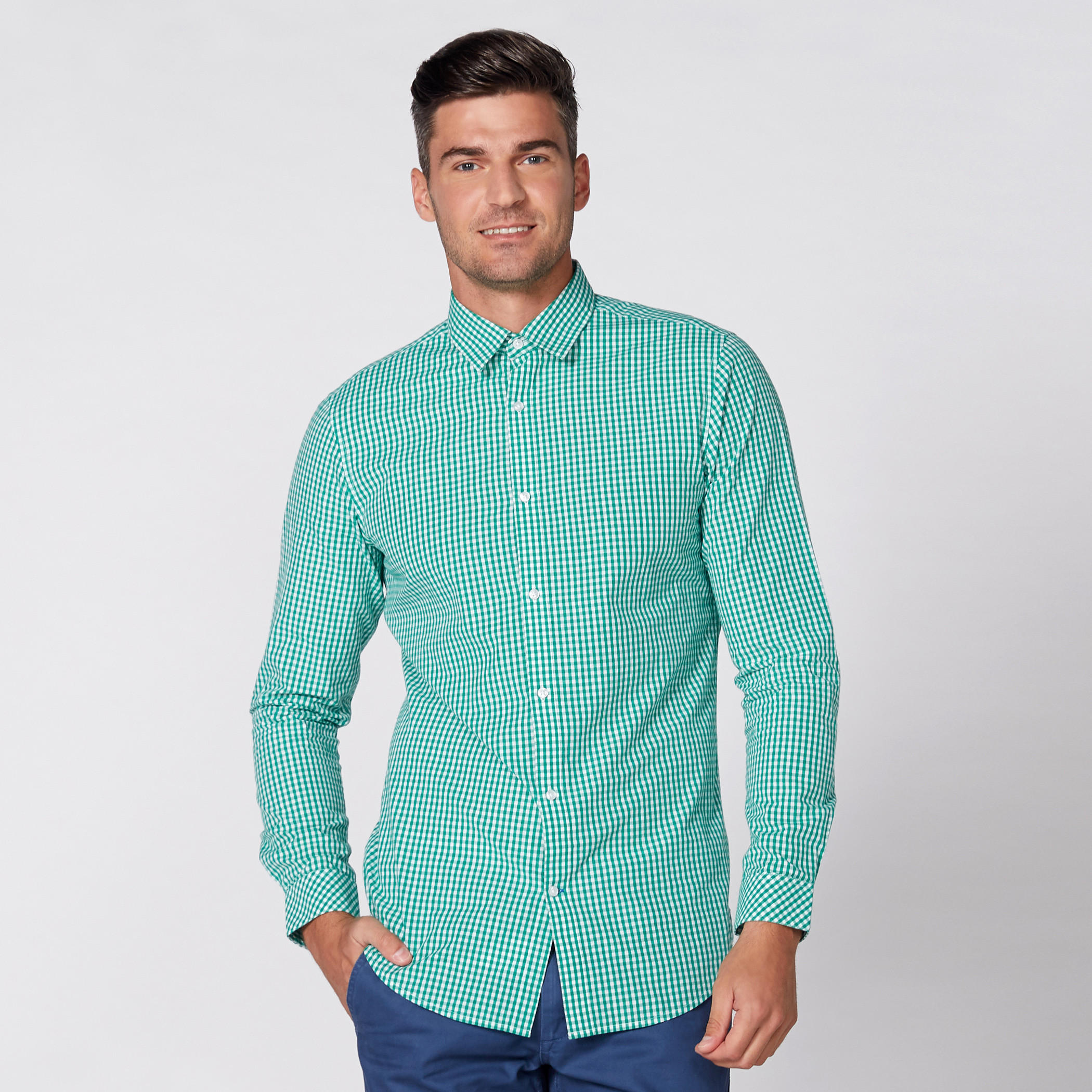 قميص كاروهات بأكمام طويلة وأزرار-men-clothing-shirts-image-9