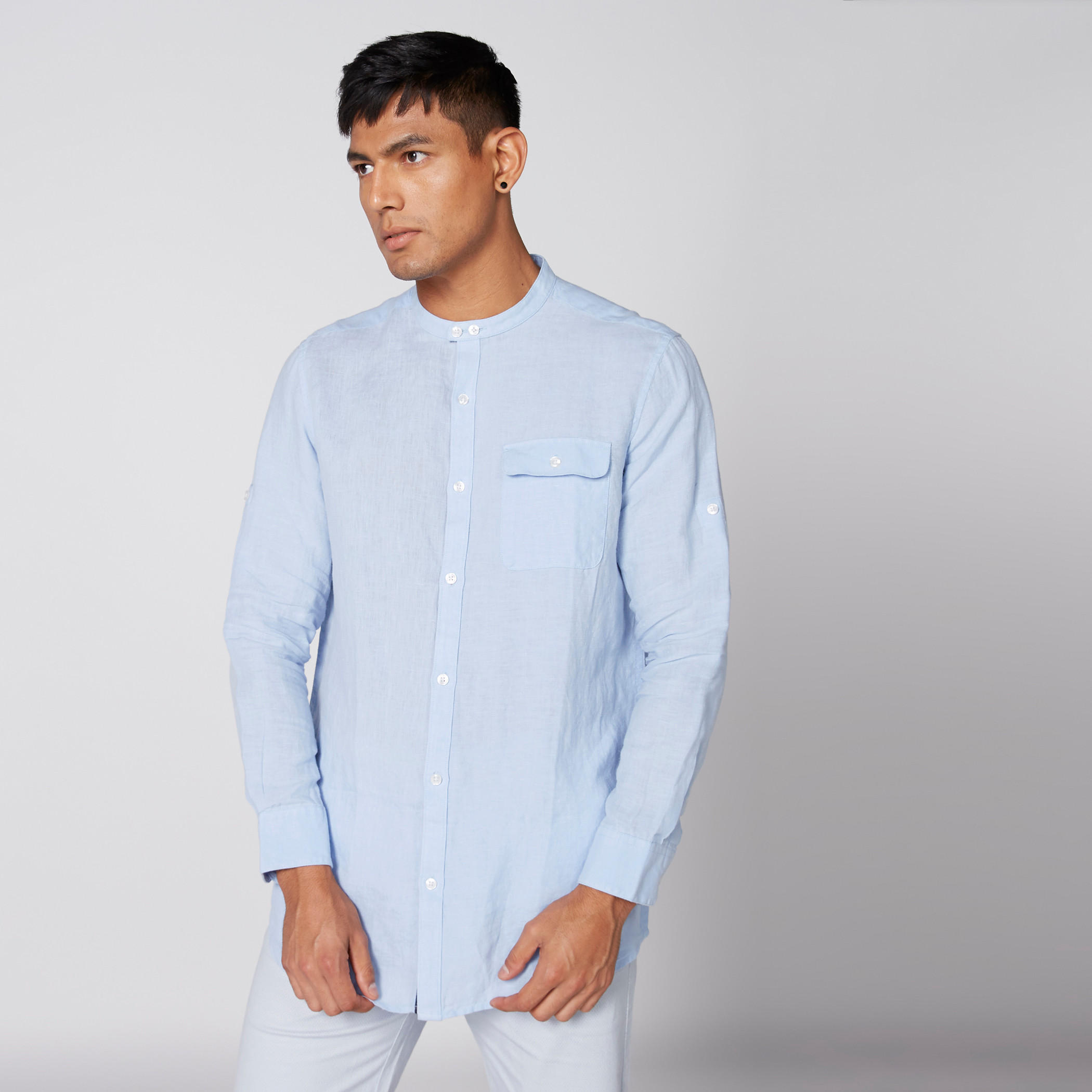 Long Sleeves Shirt with Complete Placket-men-clothing-shirts-image-1