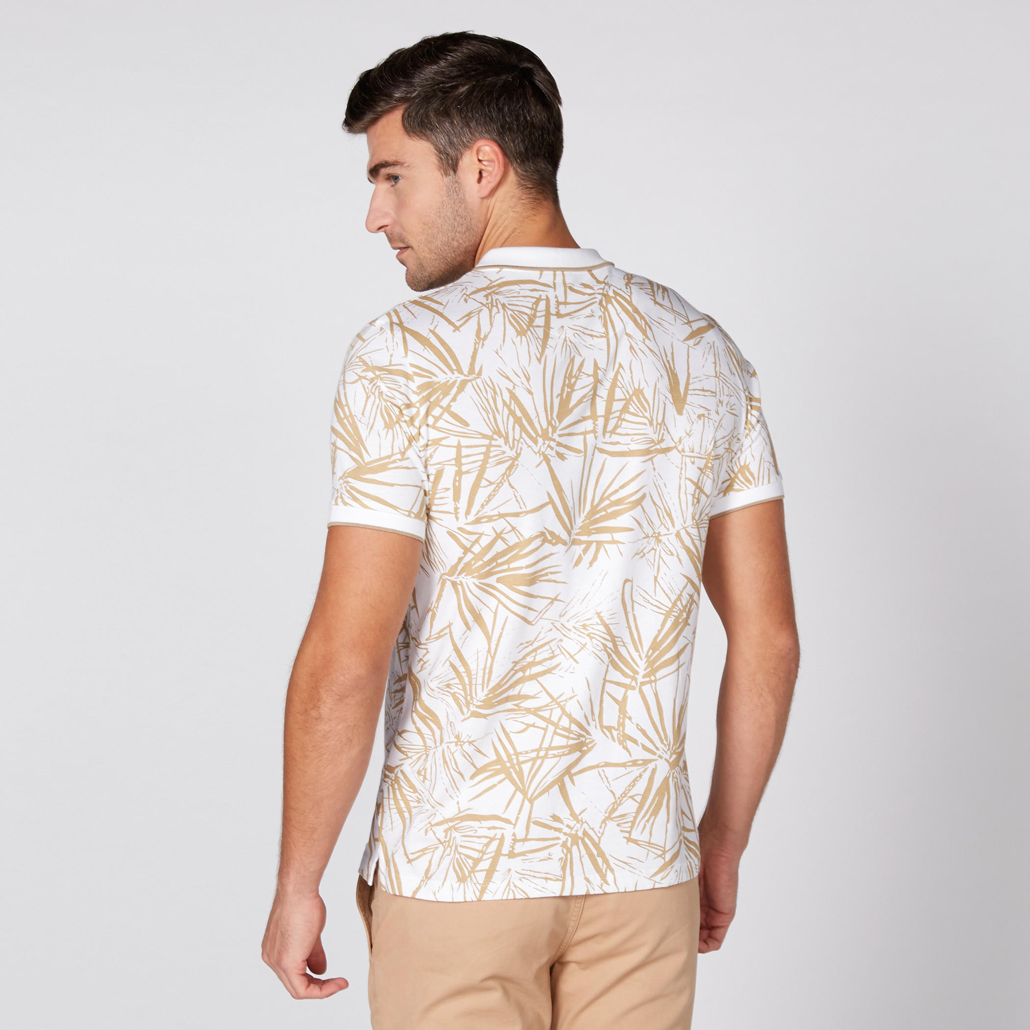 Printed T-Shirt with Polo Neck and Short Sleeves-men-clothing-tshirtsandpolos-polos-image-4