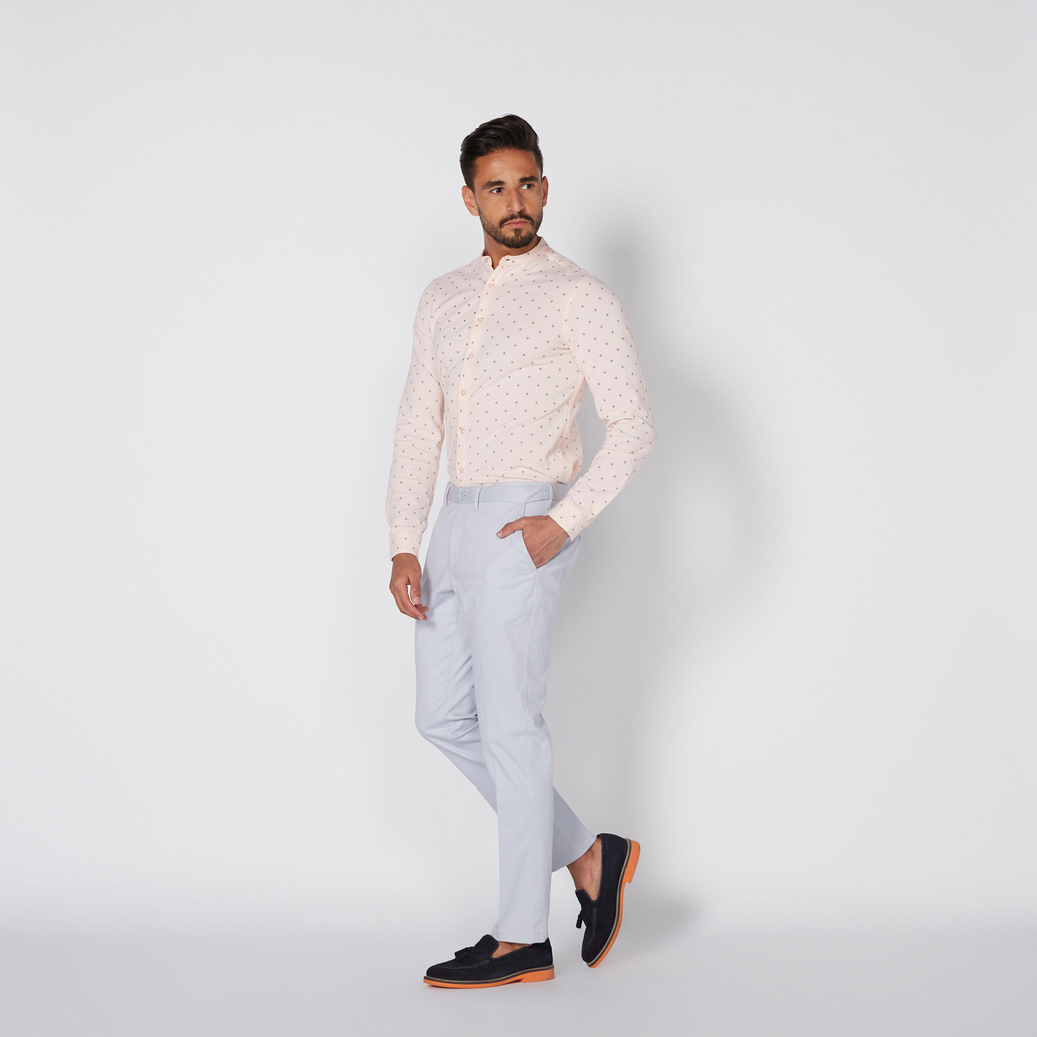 قميص بياقة ماندارين وأكمام طويلة وطبعات-men-clothing-shirts-image-2