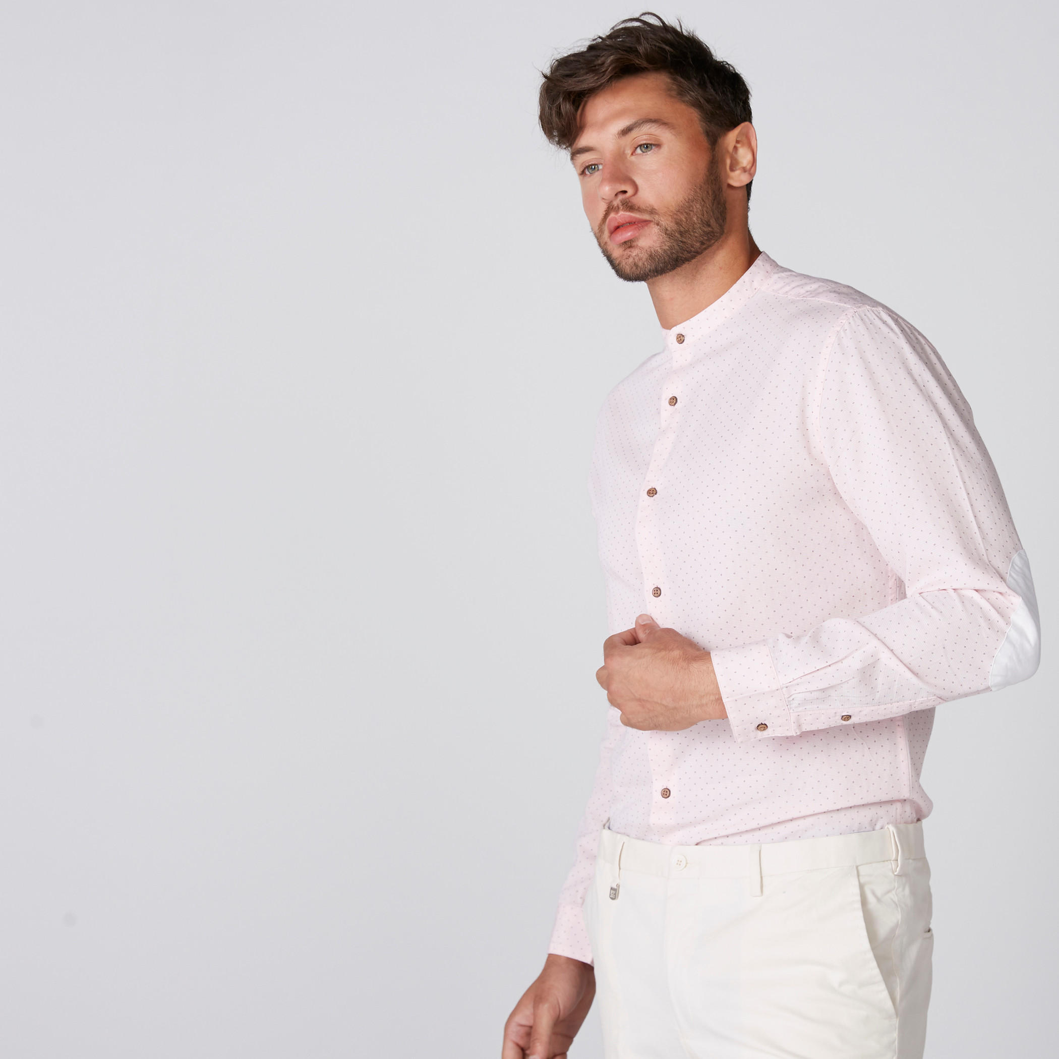 قميص بياقة ماندارين وأكمام طويلة وطبعات-men-clothing-shirts-image-3