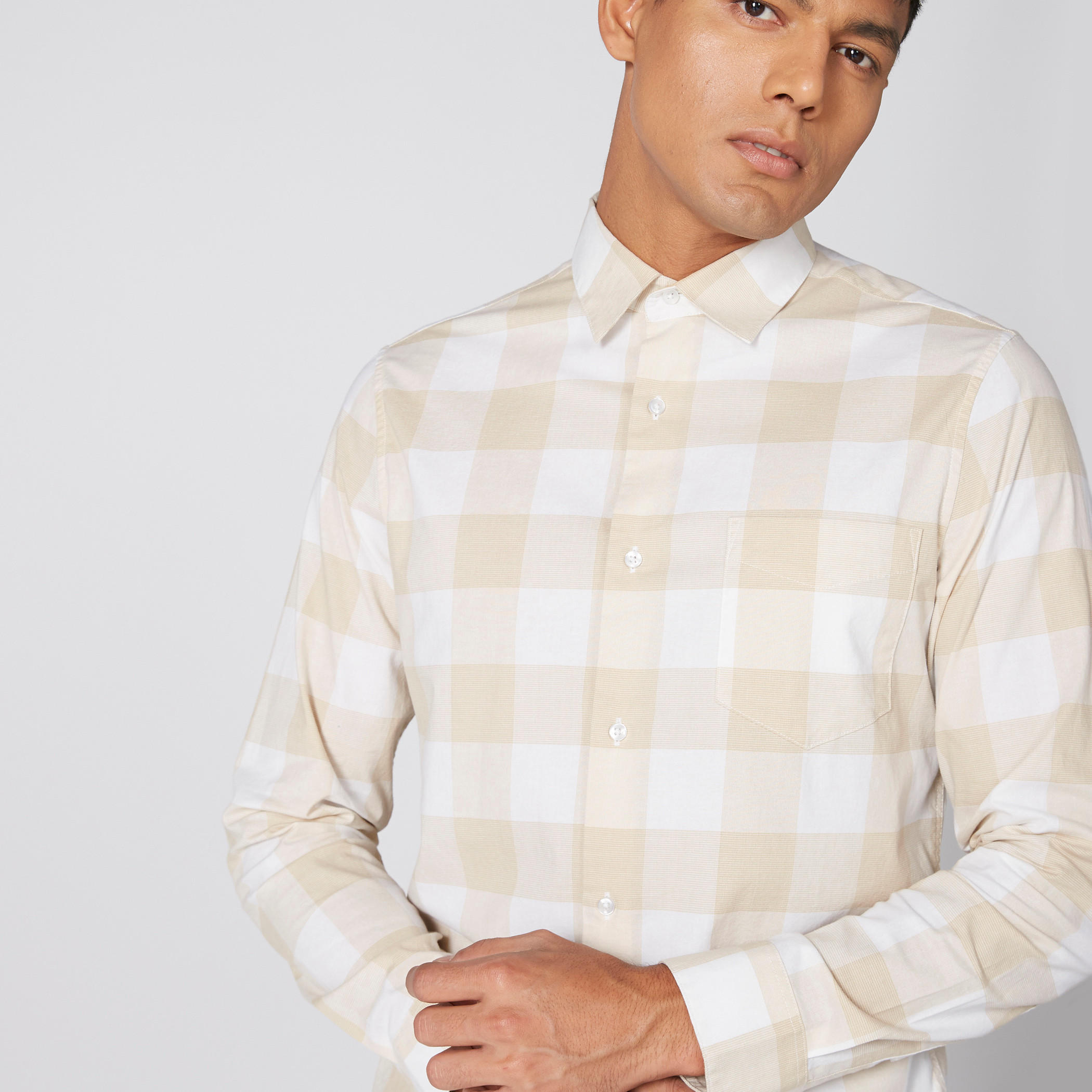 Chequered Shirt with Long Sleeves-men-clothing-shirts-image-3