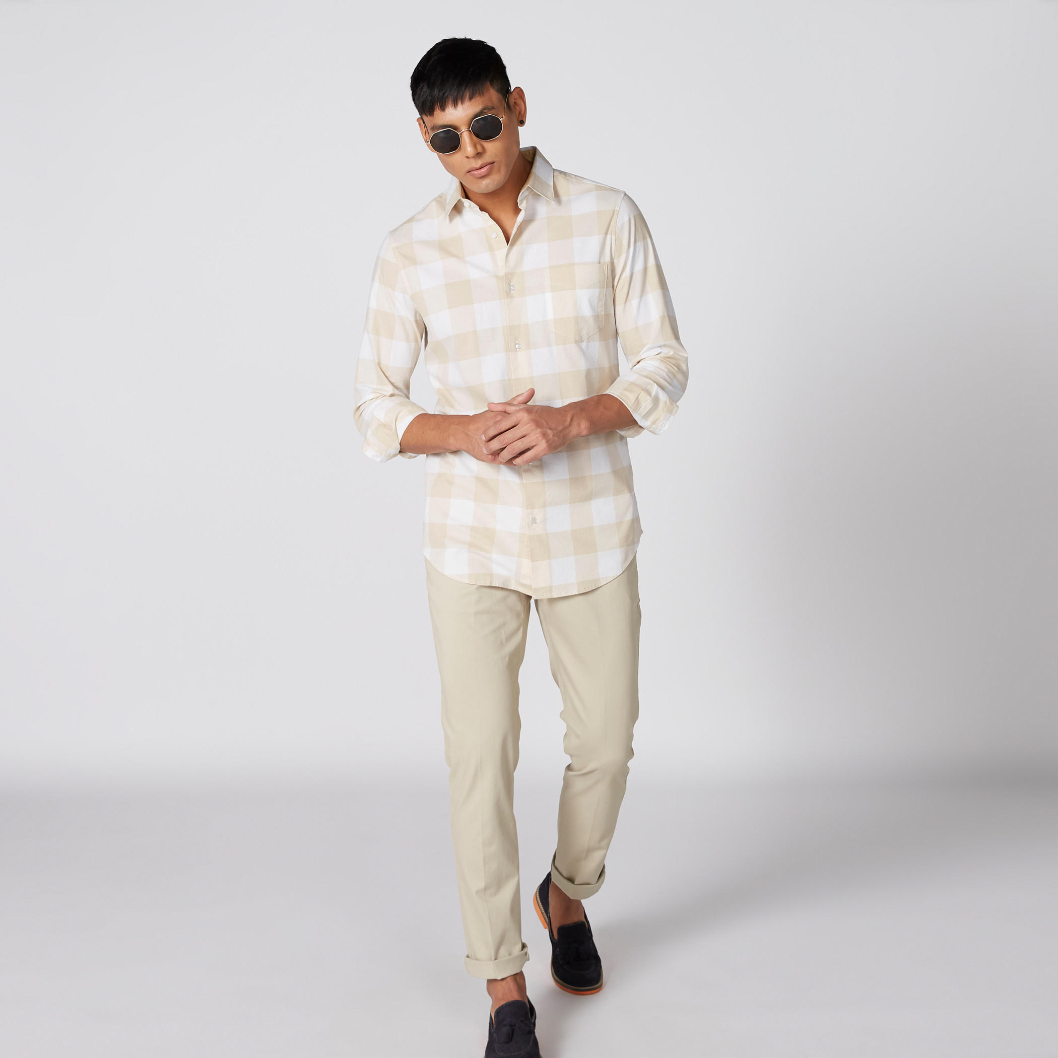 Chequered Shirt with Long Sleeves-men-clothing-shirts-image-4