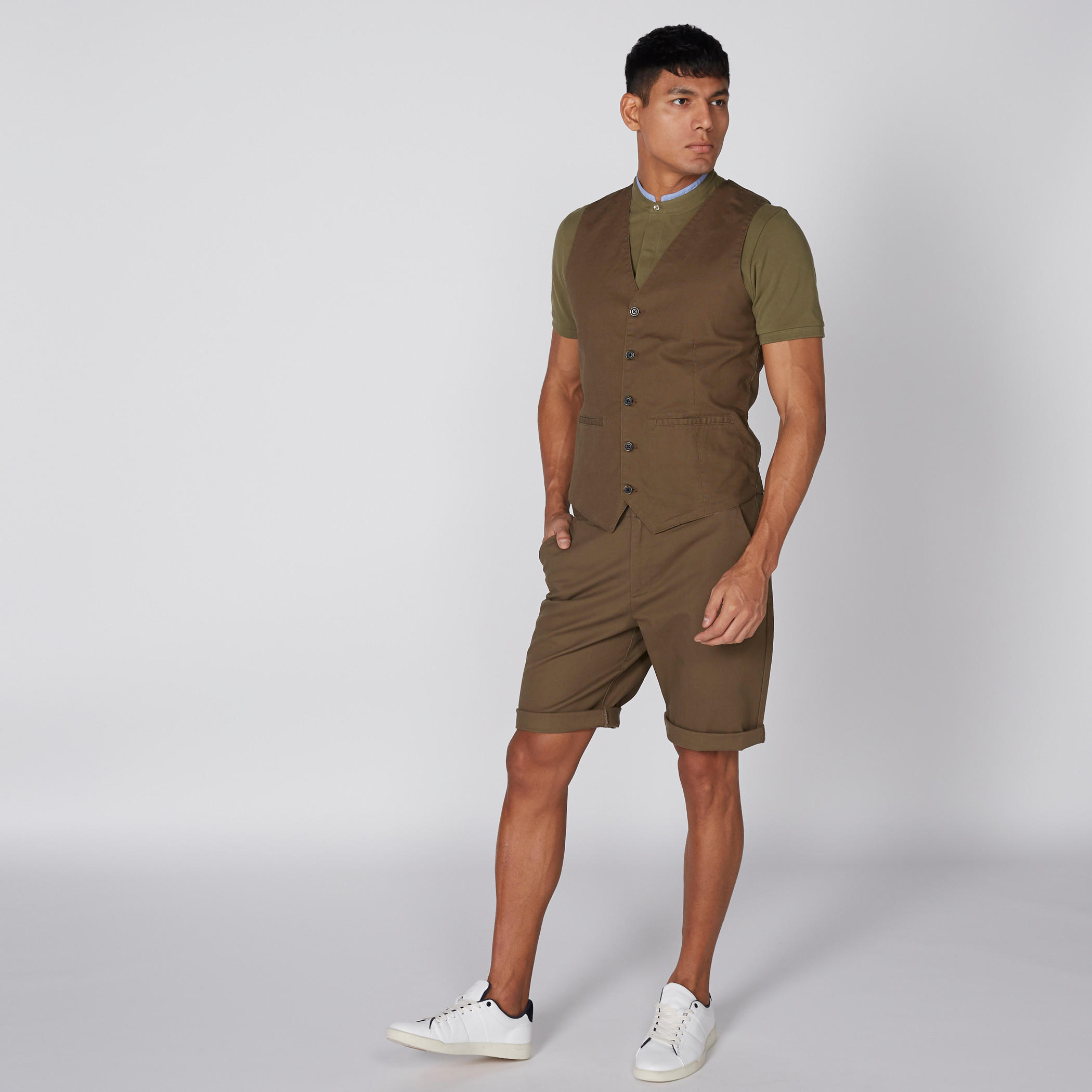 شورت بزر إغلاق وجيوب-men-clothing-bottoms-shorts-image-2