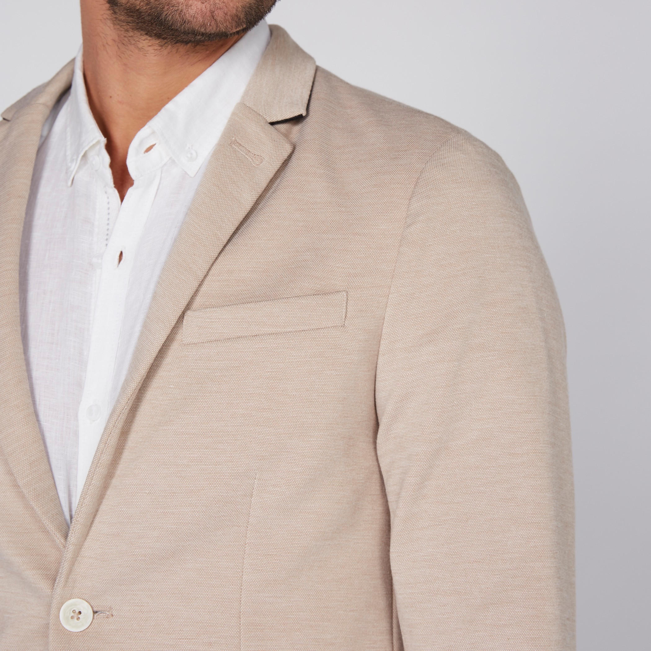 Blazer with Notched Collar and Long Sleeves-men-winterwear-jacketsandblazers-image-2