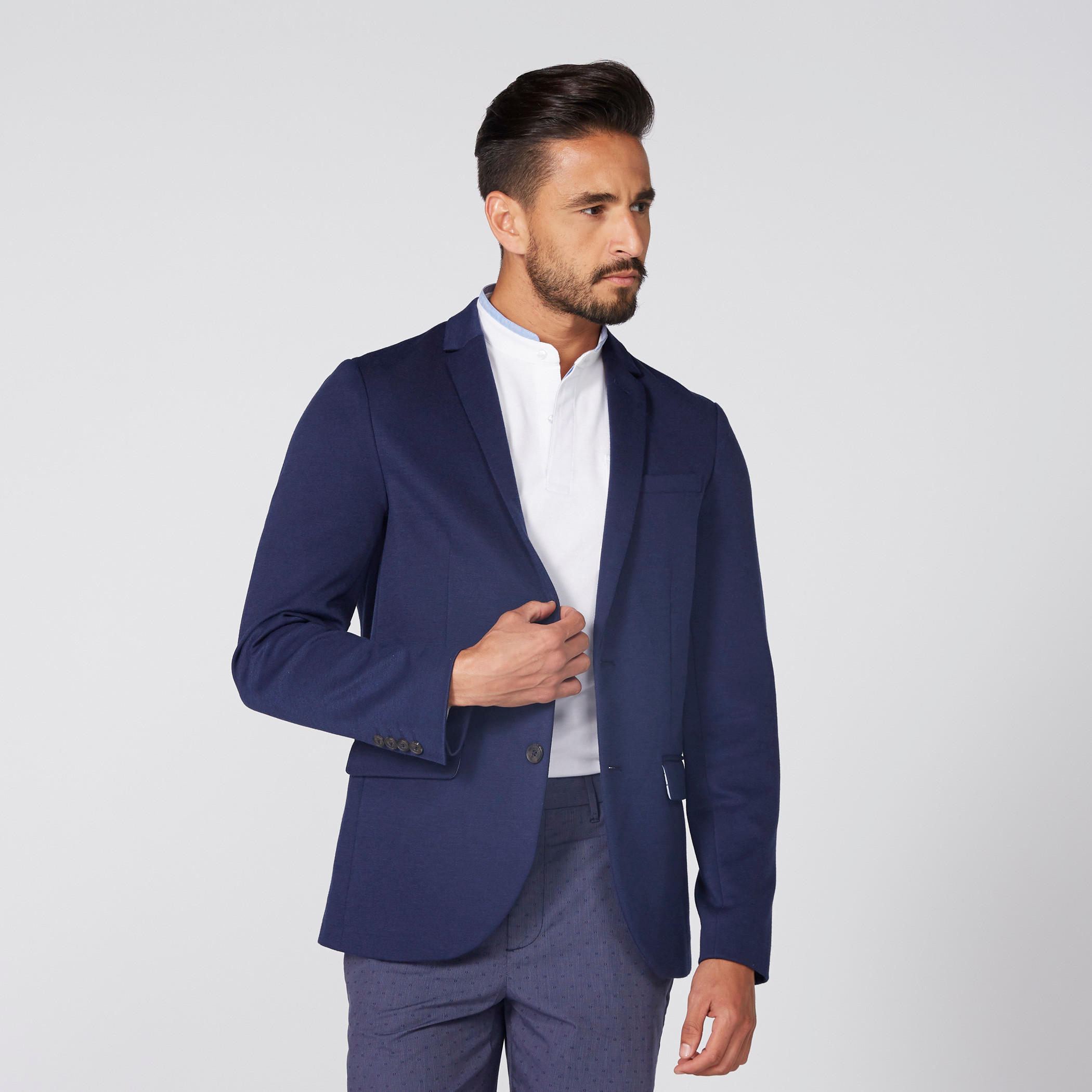 جاكيت بليزر بياقة طويلة وأكمام طويلة-men-winterwear-jacketsandblazers-image-1