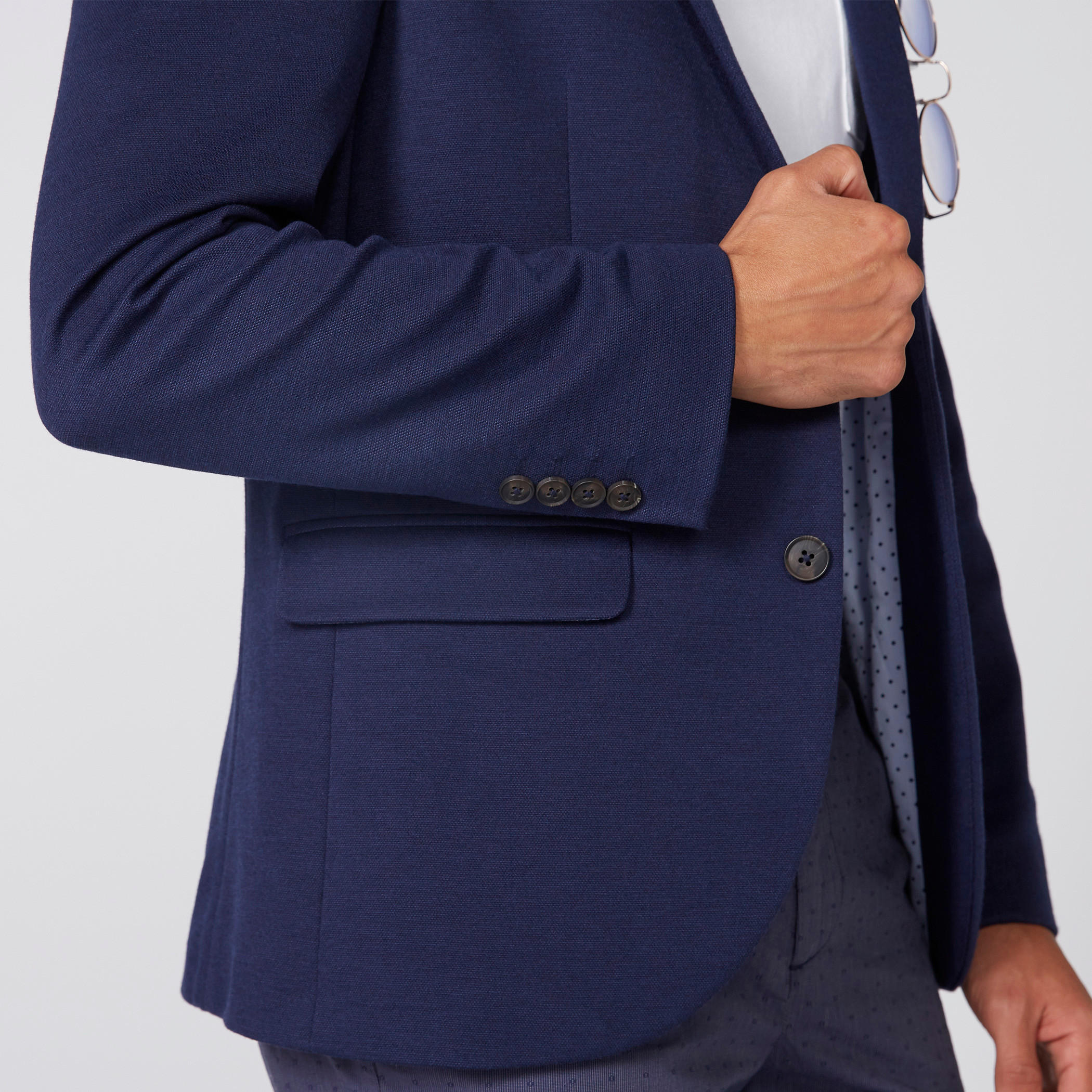جاكيت بليزر بياقة طويلة وأكمام طويلة-men-winterwear-jacketsandblazers-image-3