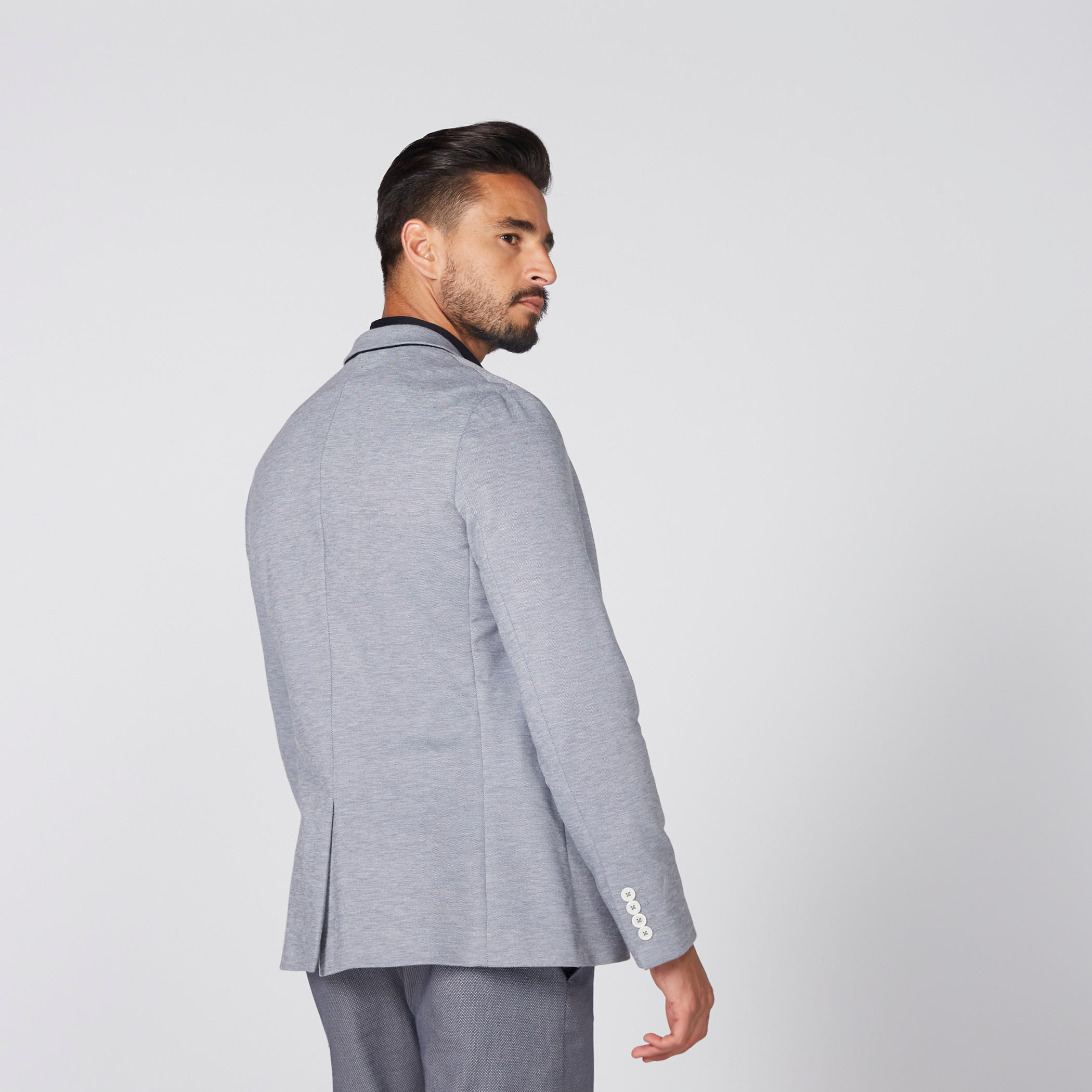 جاكيت بياقة طويلة وأكمام طويلة وأزرار-men-winterwear-jacketsandblazers-image-4