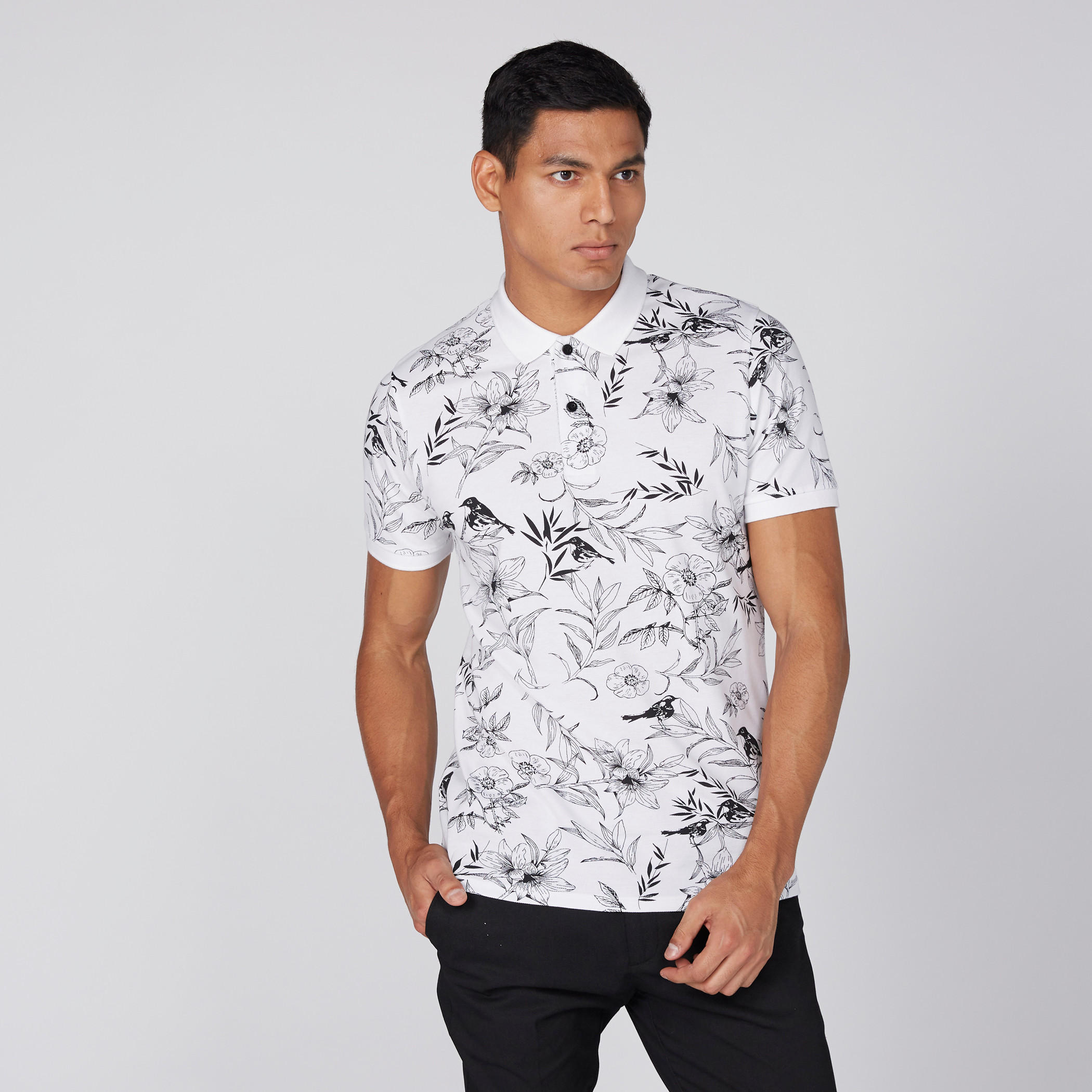 تيشيرت بياقة بولو وأكمام قصيرة وطبعات-men-clothing-tshirtsandpolos-polos-image-3