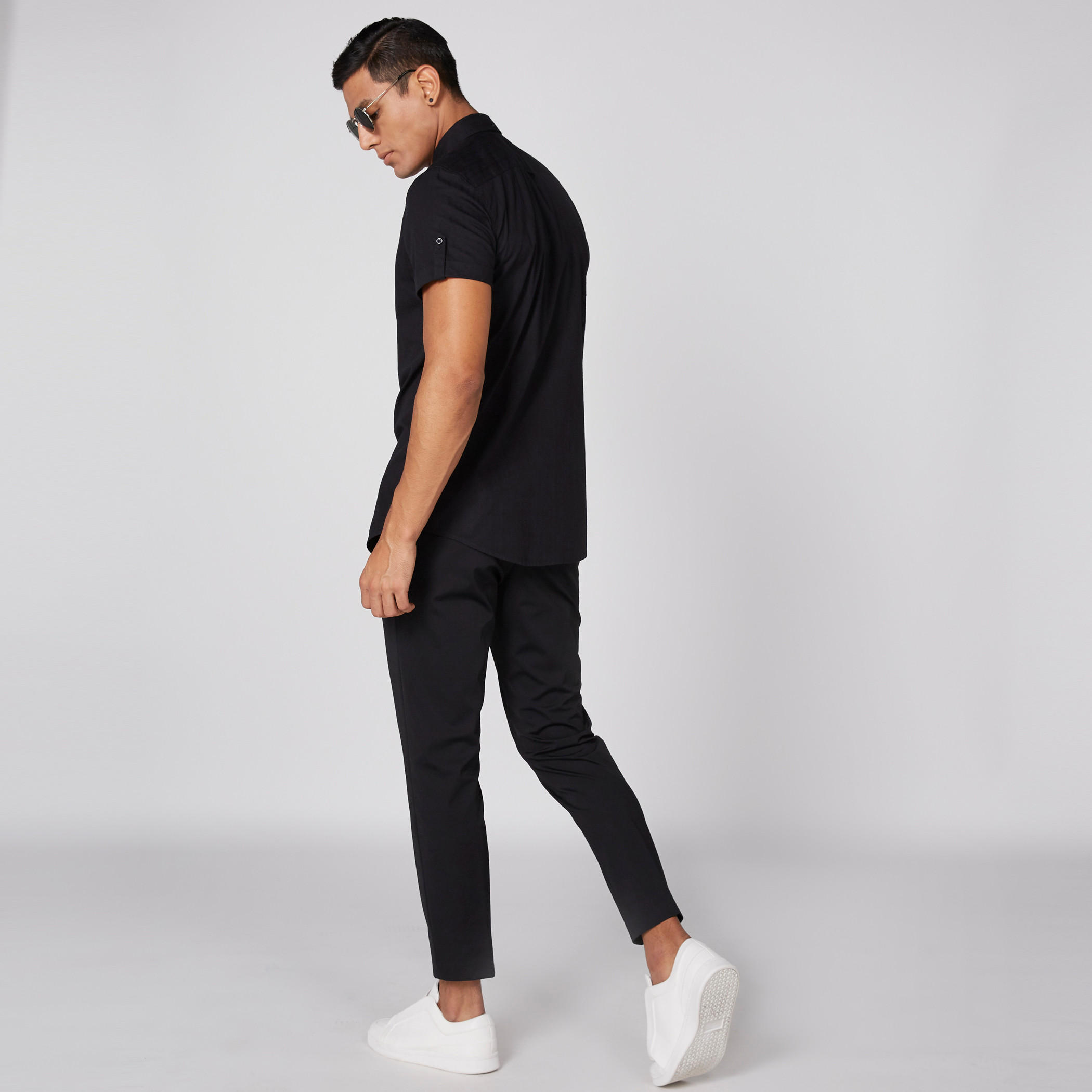 Short Sleeves Shirt with Complete Placket-men-clothing-shirts-image-2