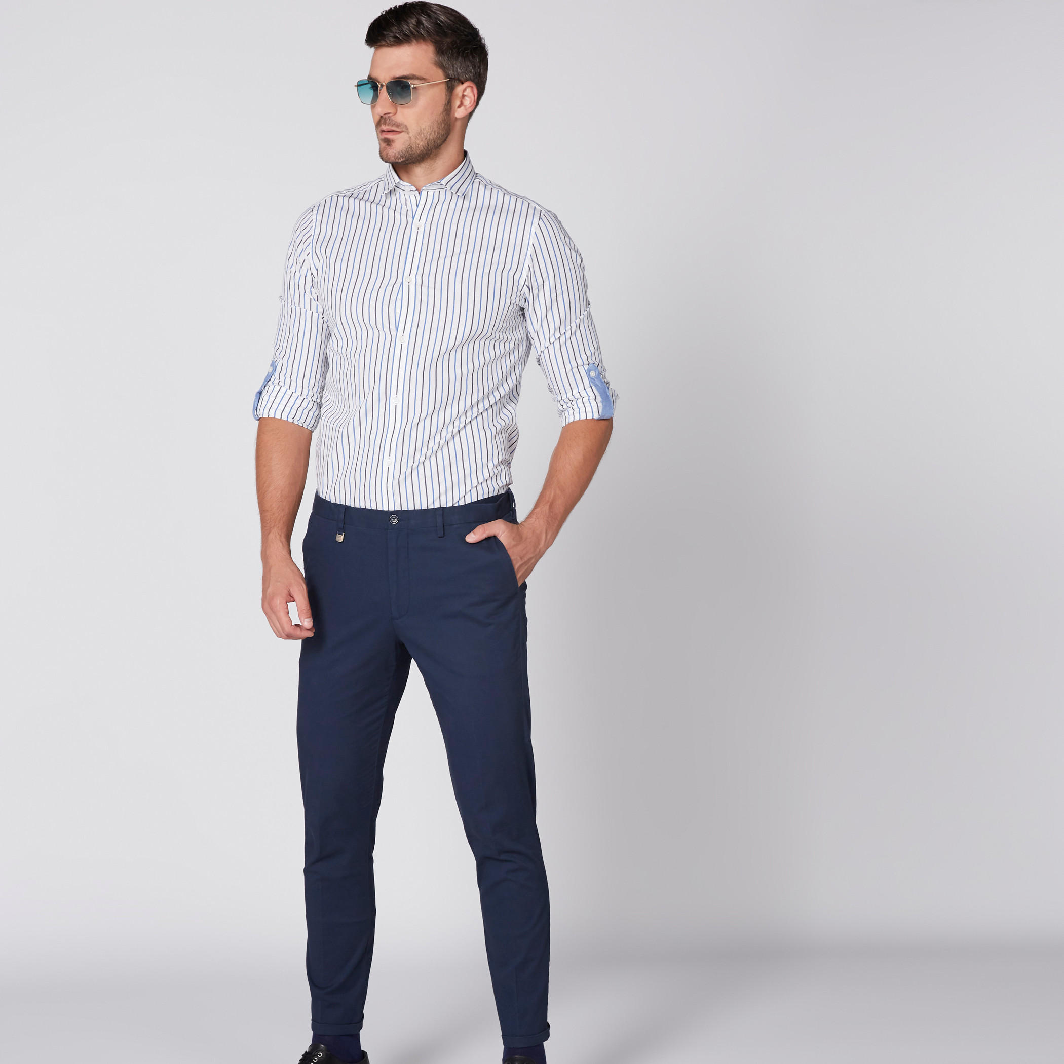 قميص مقلّم بأكمام طويلة وأزرار-men-clothing-shirts-image-4