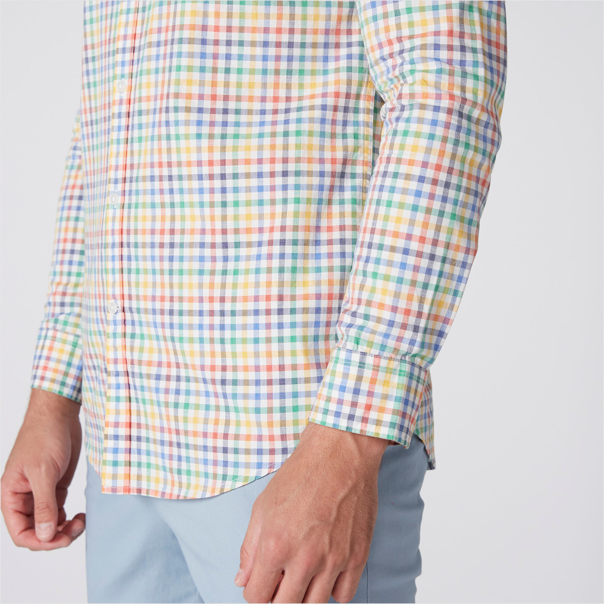 قميص كاروهات بأكمام طويلة-men-clothing-shirts-image-2