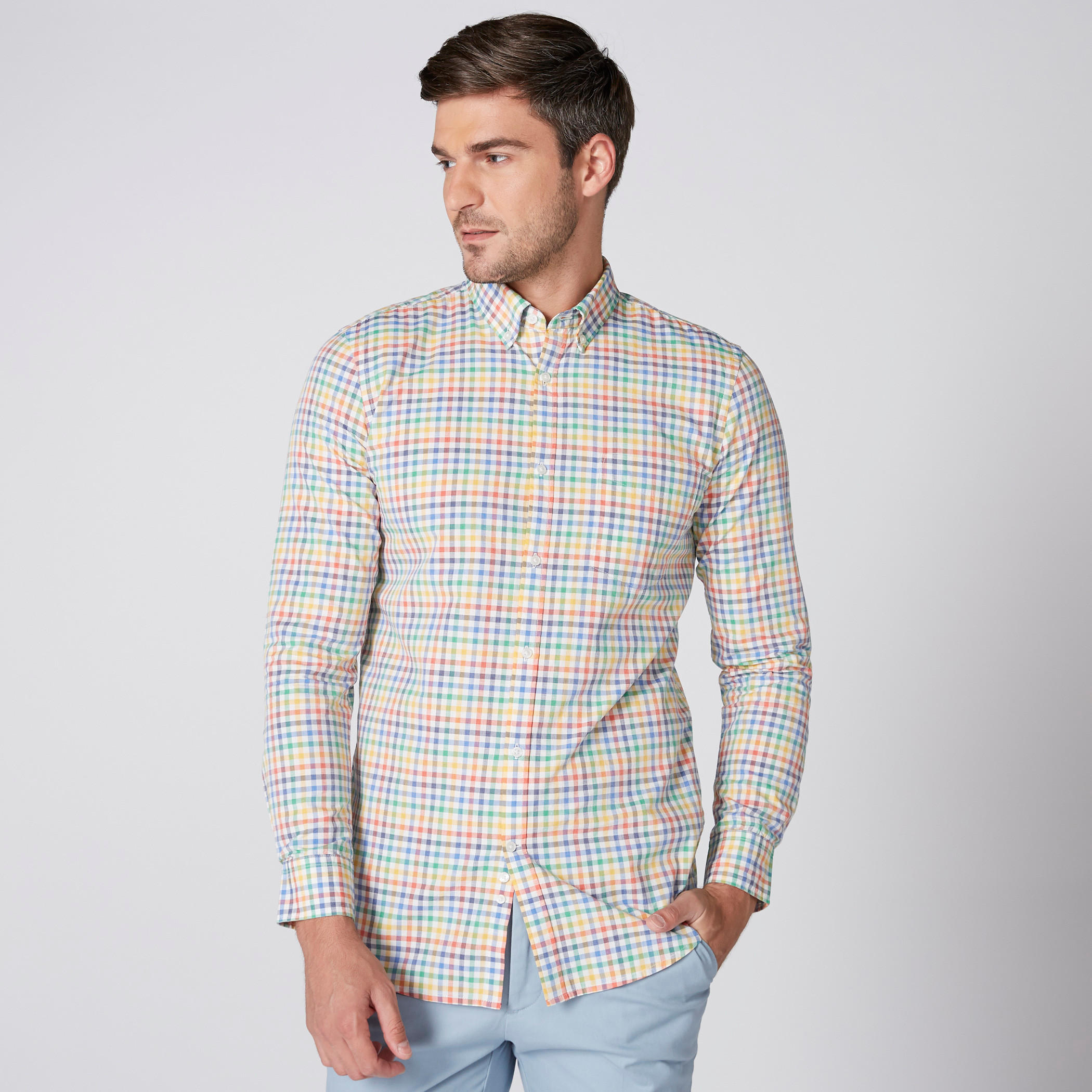 قميص كاروهات بأكمام طويلة-men-clothing-shirts-image-3