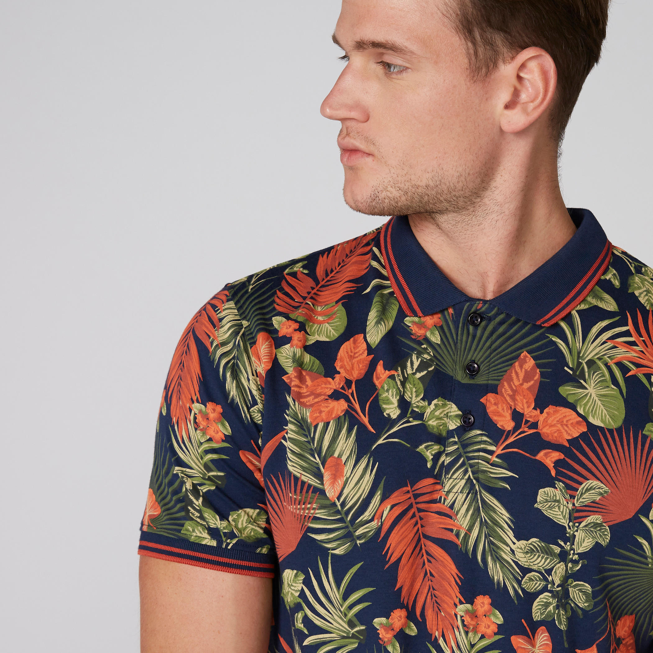 تيشيرت بياقة بولو وأكمام قصيرة وطبعات-men-clothing-tshirtsandpolos-polos-image-4