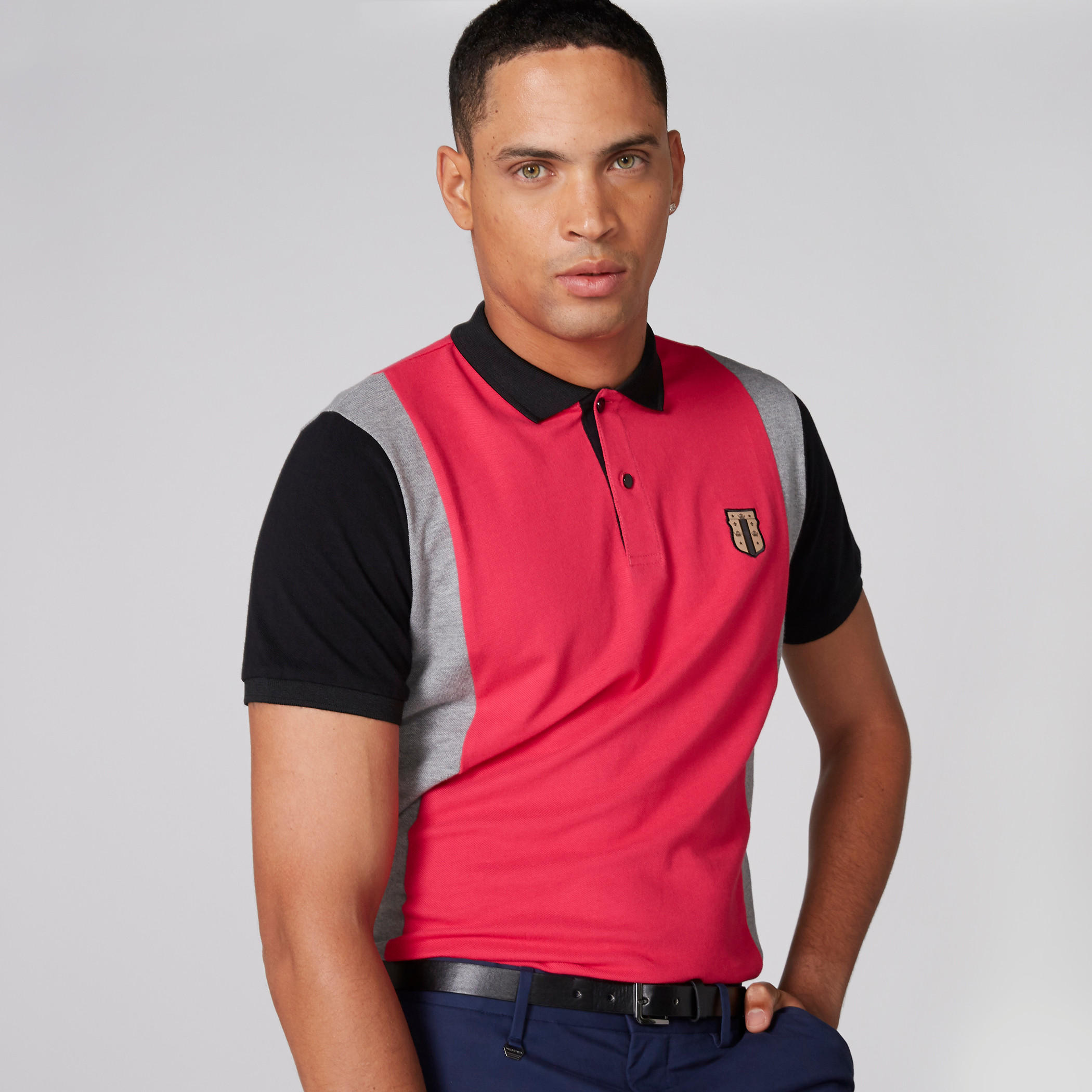 تيشيرت بياقة بولو وأكمام قصيرة-men-clothing-tshirtsandpolos-polos-image-1
