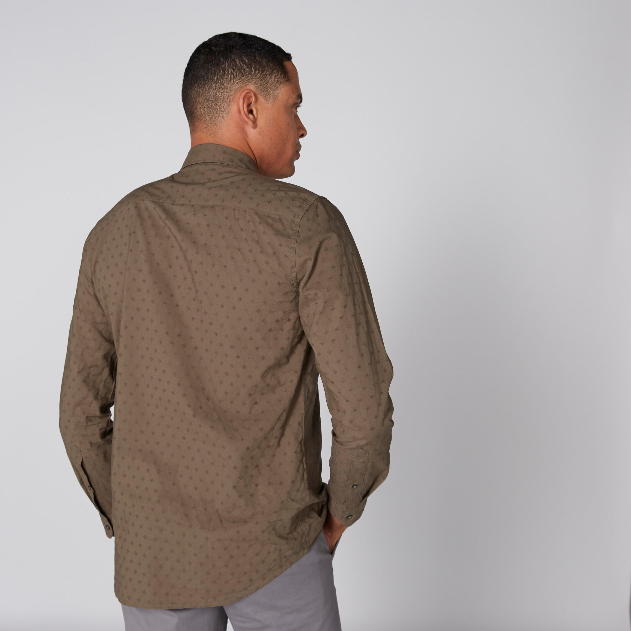 Embroidered Shirt with Full Sleeves and Complete Placket-men-clothing-shirts-image-2