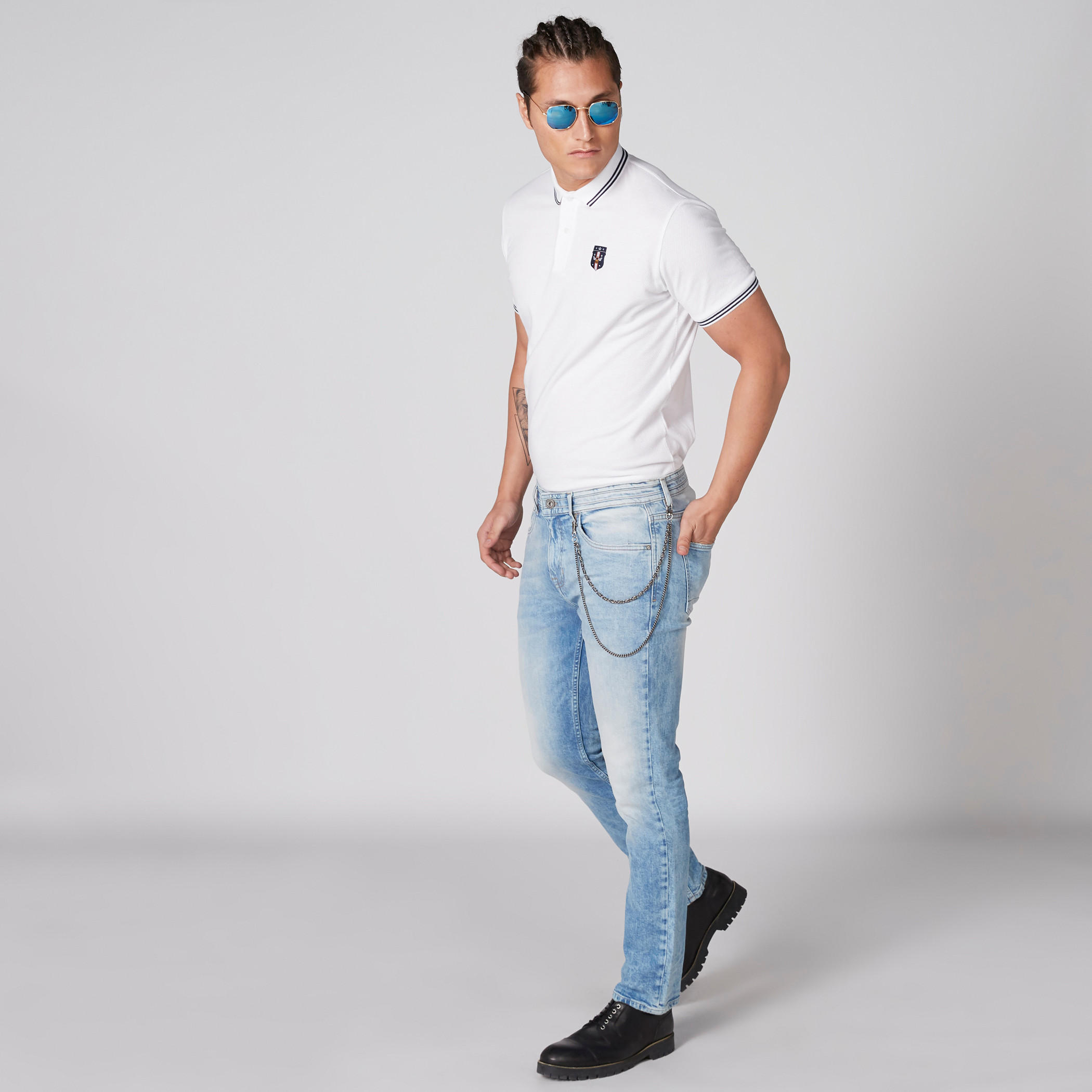 تيشيرت بياقة بولو وأكمام قصيرة-men-clothing-tshirtsandpolos-polos-image-3