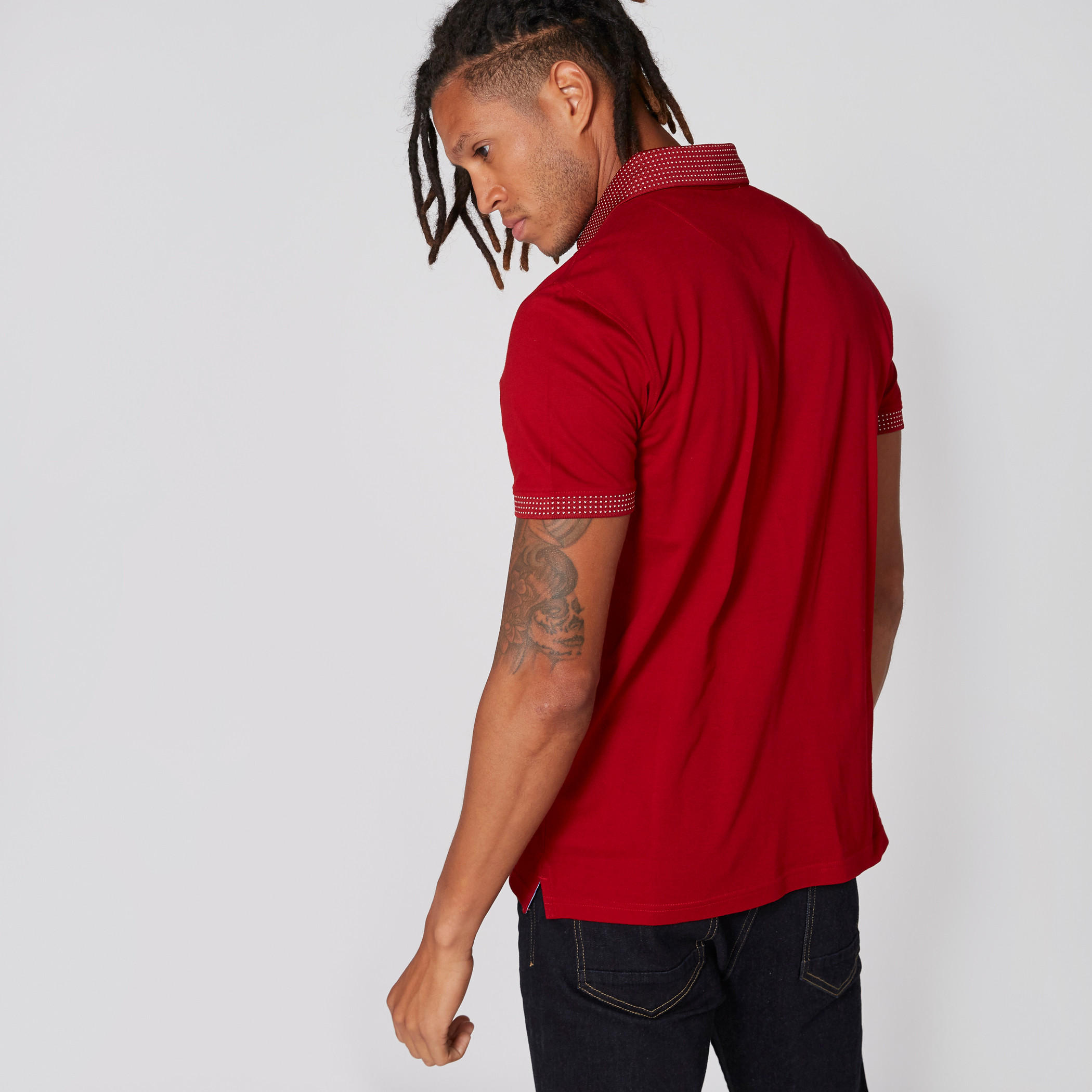 تيشيرت بياقة بولو وأكمام قصيرة وجيوب-men-clothing-tshirtsandpolos-polos-image-2