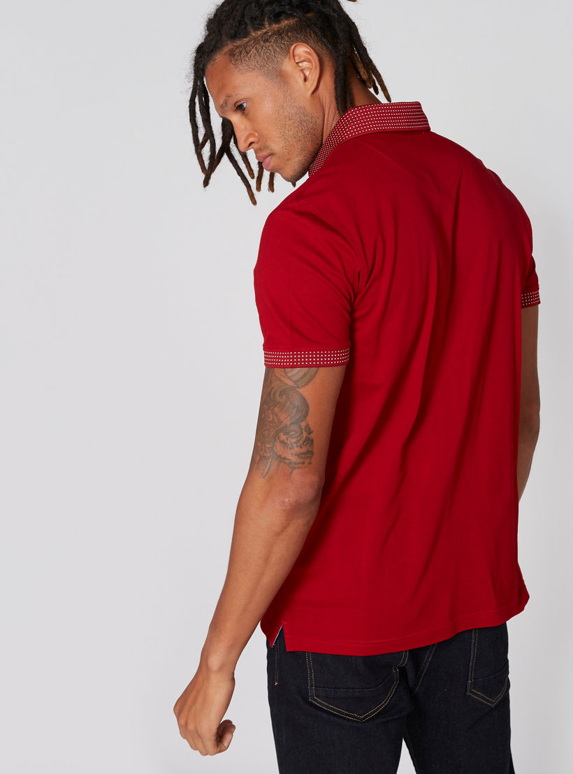 تيشيرت بياقة بولو وأكمام قصيرة وجيوب-men-clothing-tshirtsandpolos-polos-image-2