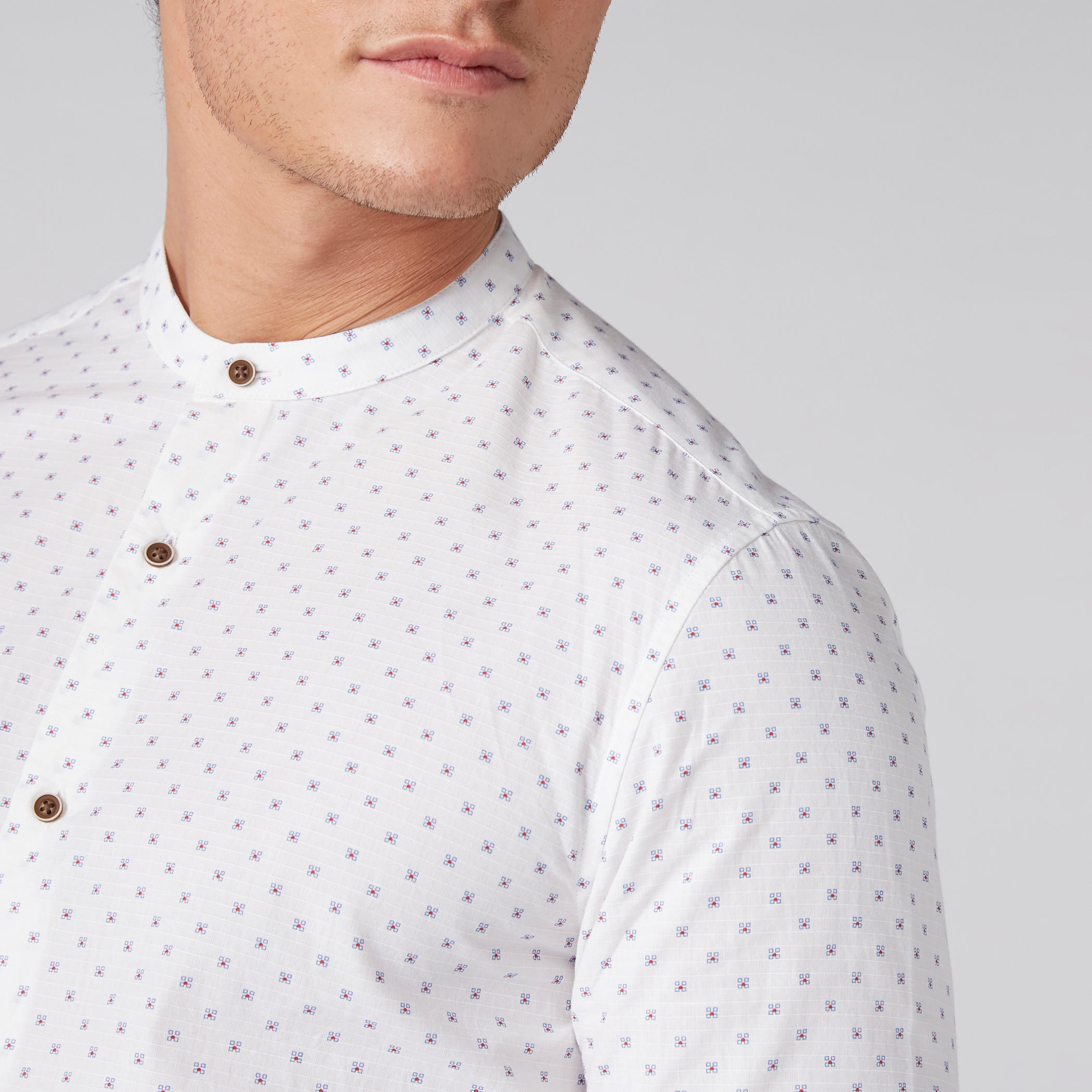 قميص بطبعات بأكمام طويلة وأزرار-men-clothing-shirts-image-4