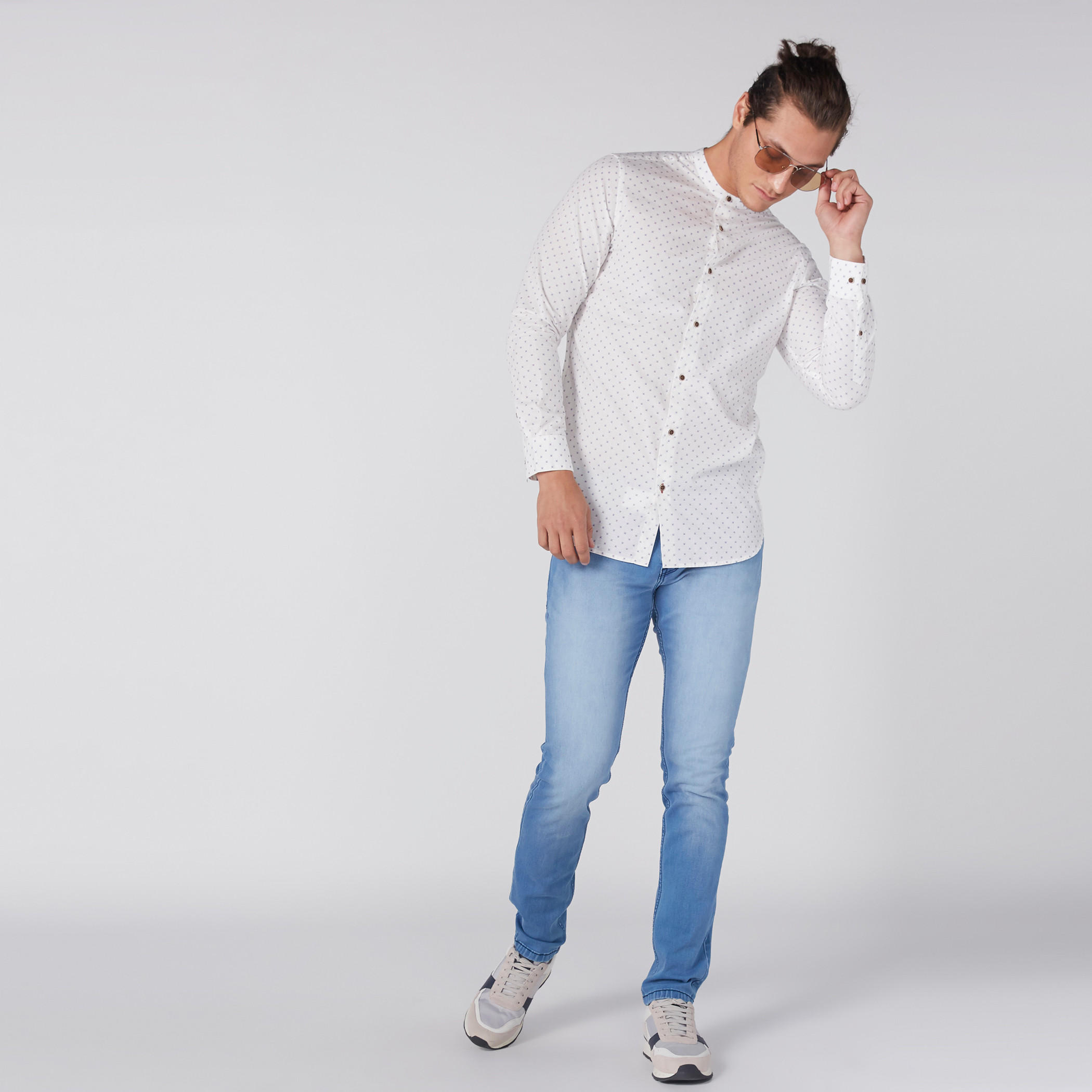 قميص بطبعات بأكمام طويلة وأزرار-men-clothing-shirts-image-2