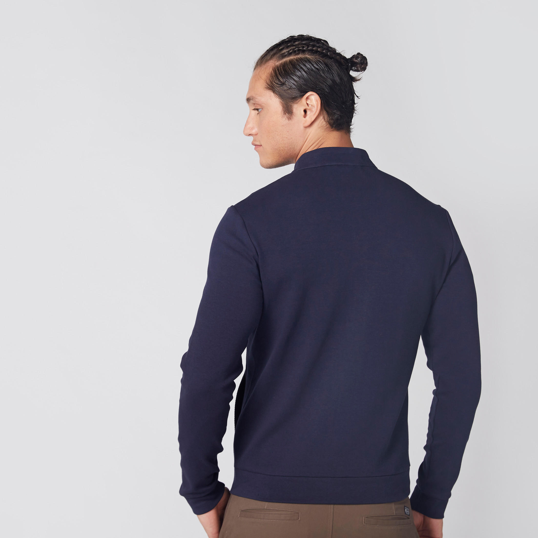 جاكيت بارز الملمس بأكمام طويلة وسحّاب إغلاق وجيوب-men-clothing-jacketsandblazers-jackets-image-4