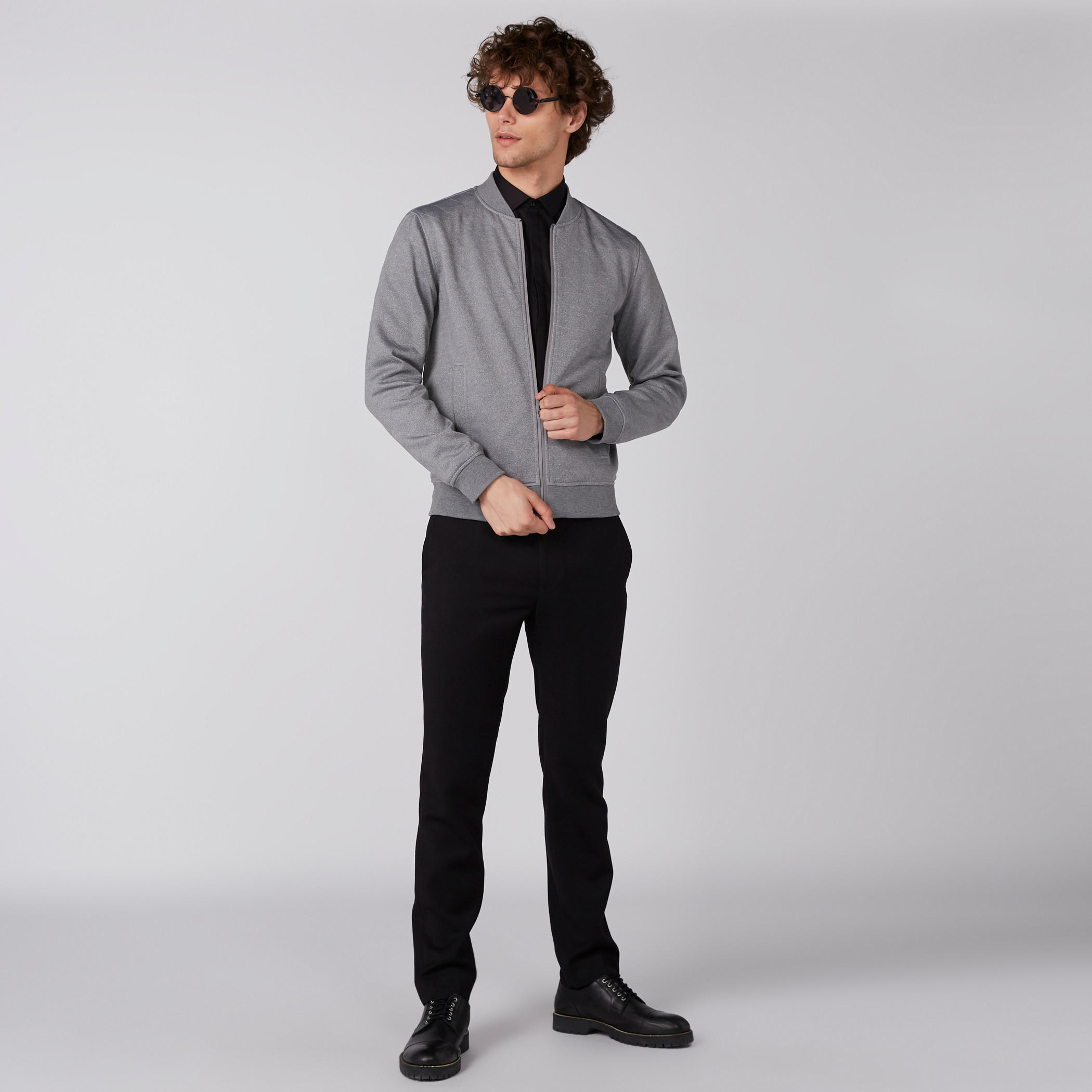 جاكيت بومبر بأكمام طويلة وجيب وسحّاب للإغلاق-men-clothing-jacketsandblazers-jackets-image-3