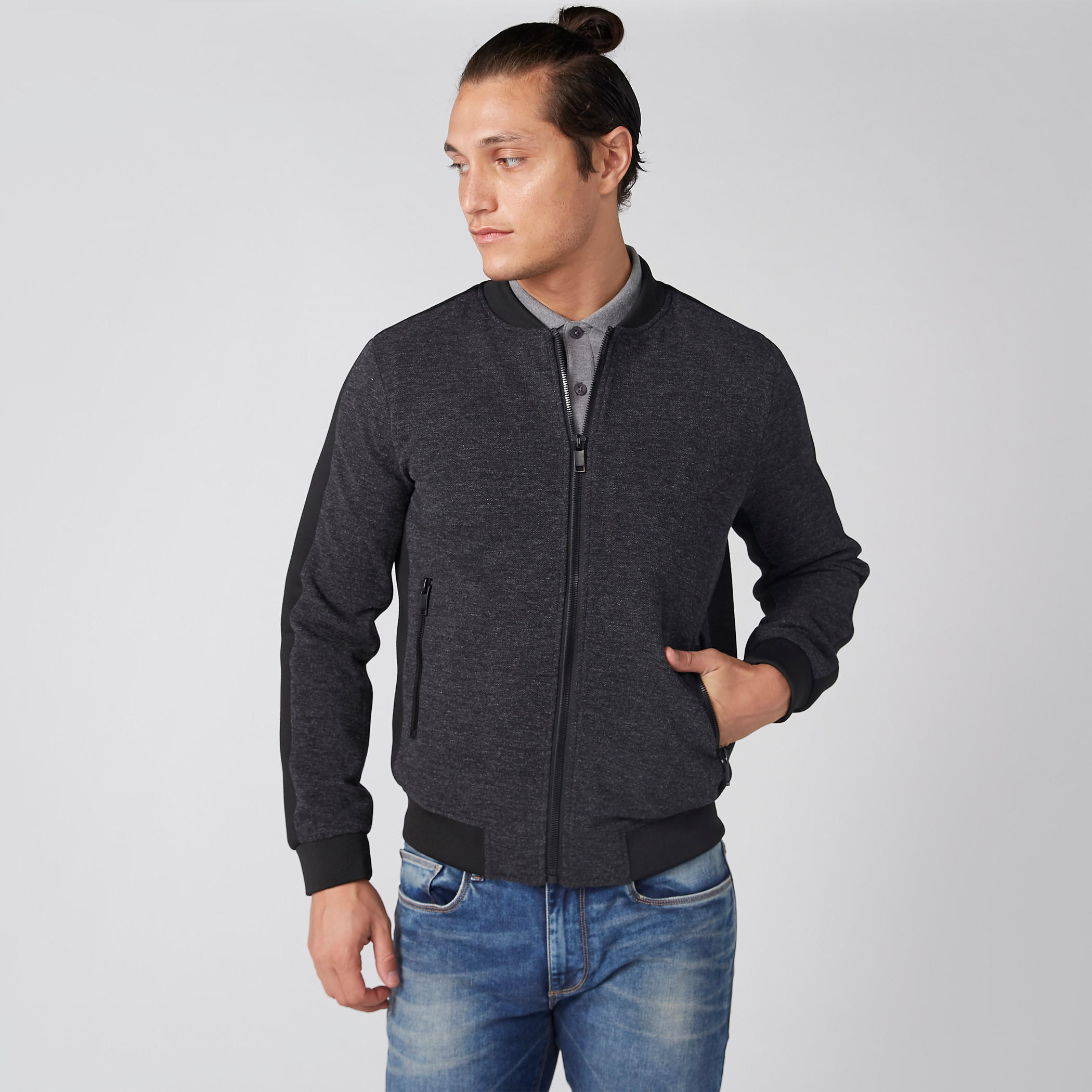 Long Sleeves Jacket with Zip Closure and Pocket Detail-men-clothing-jacketsandblazers-jackets-image-1