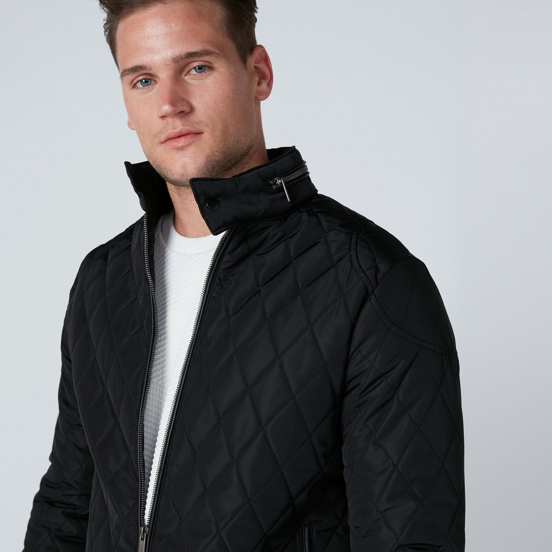 Quilted Bomber Jacket with Long Sleeves and Zip Closure-men-clothing-jacketsandblazers-jackets-image-4