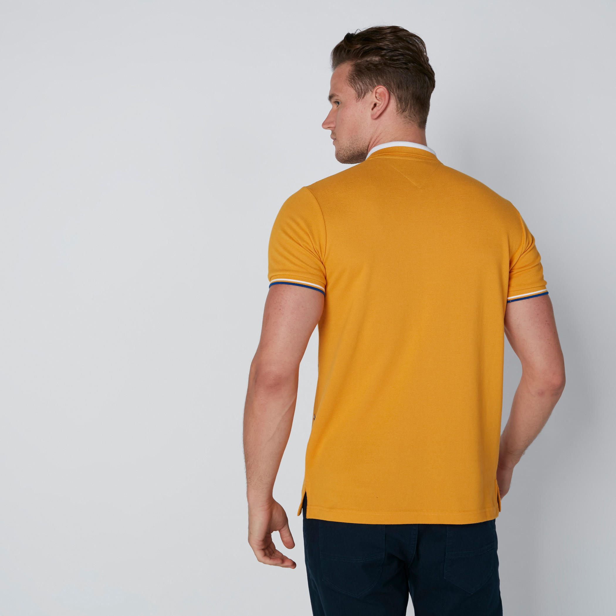 Nautical Embroidered Polo Neck T-Shirt with Short Sleeves-men-clothing-tshirtsandpolos-polos-image-4