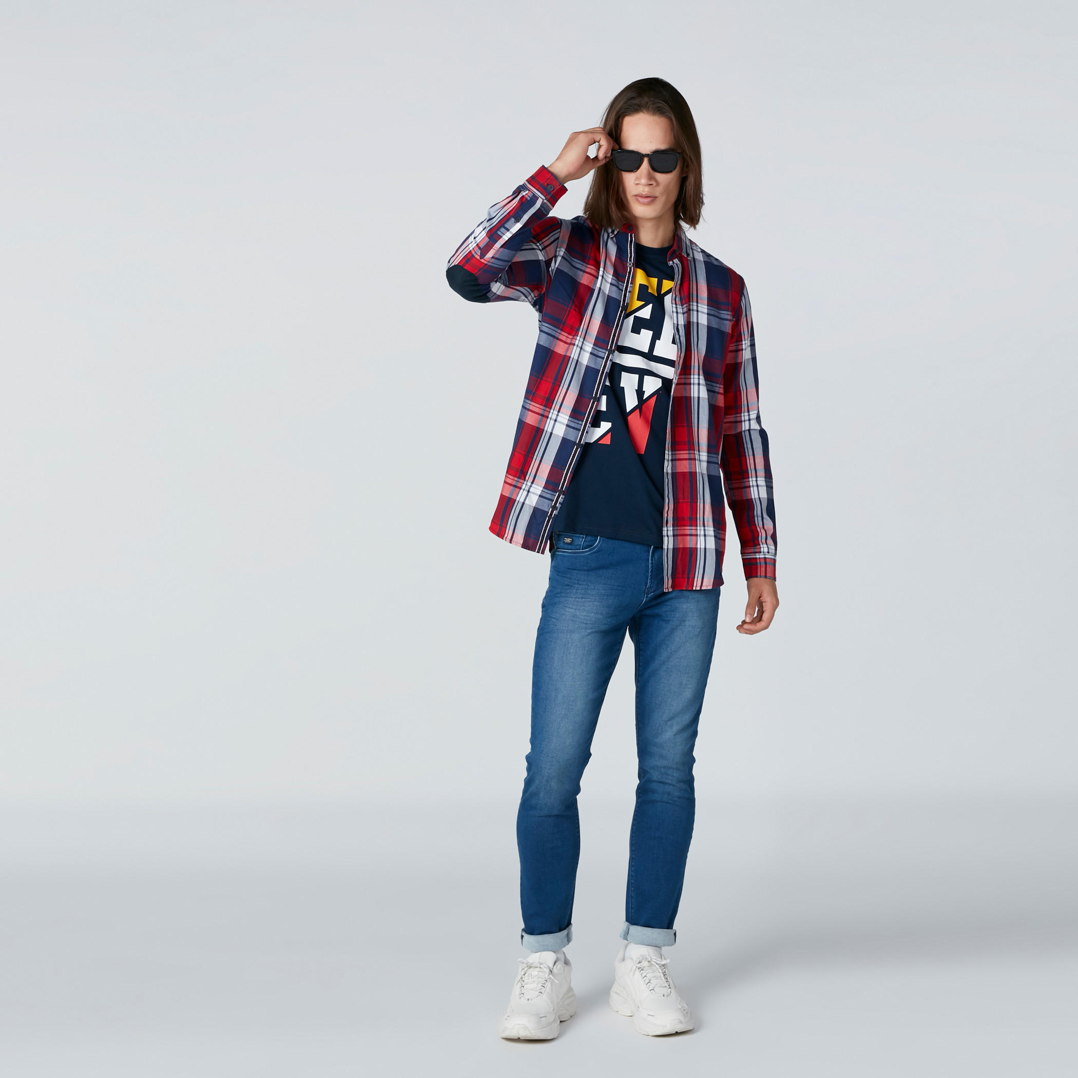 قميص كاروهات بأكمام طويلة-men-clothing-shirts-image-2