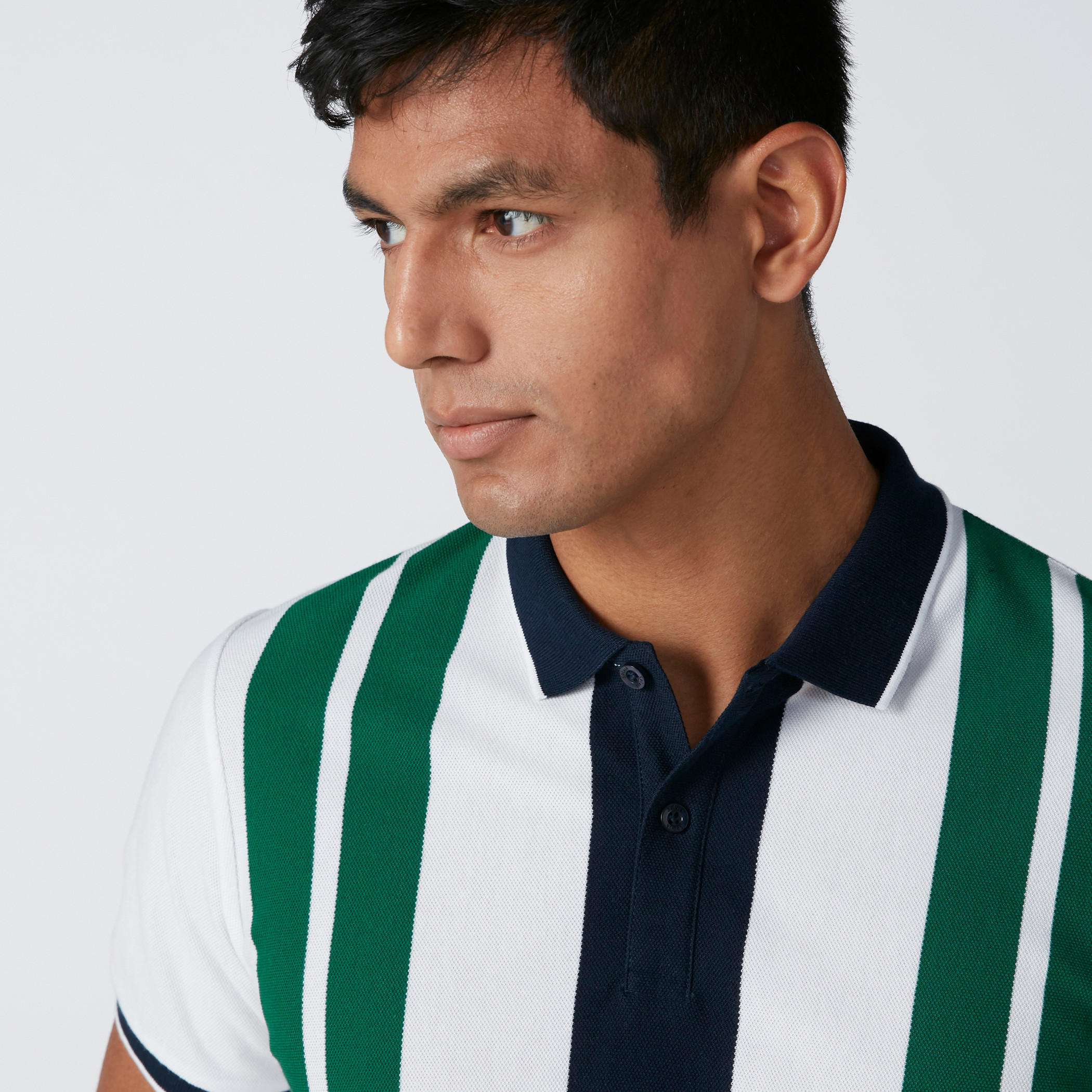 تيشيرت مقلّم بياقة بولو وأكمام قصيرة-men-clothing-tshirtsandpolos-polos-image-4