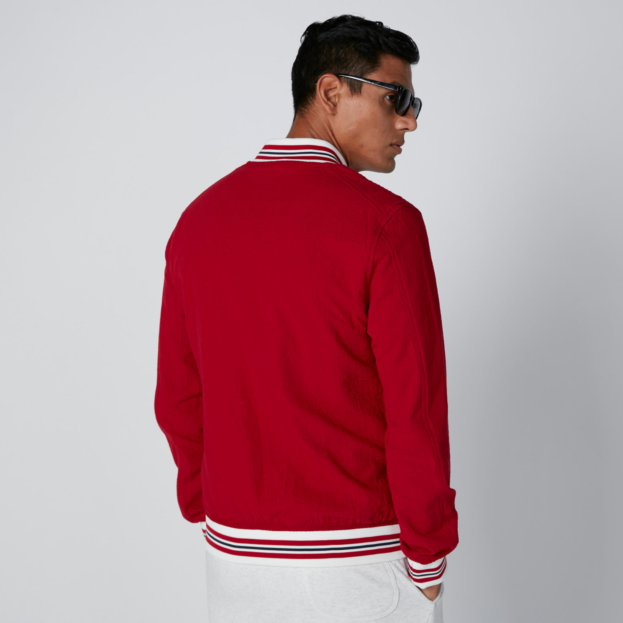 Bomber Jacket with Long Sleeves and Zip Closure-men-clothing-jacketsandblazers-jackets-image-2
