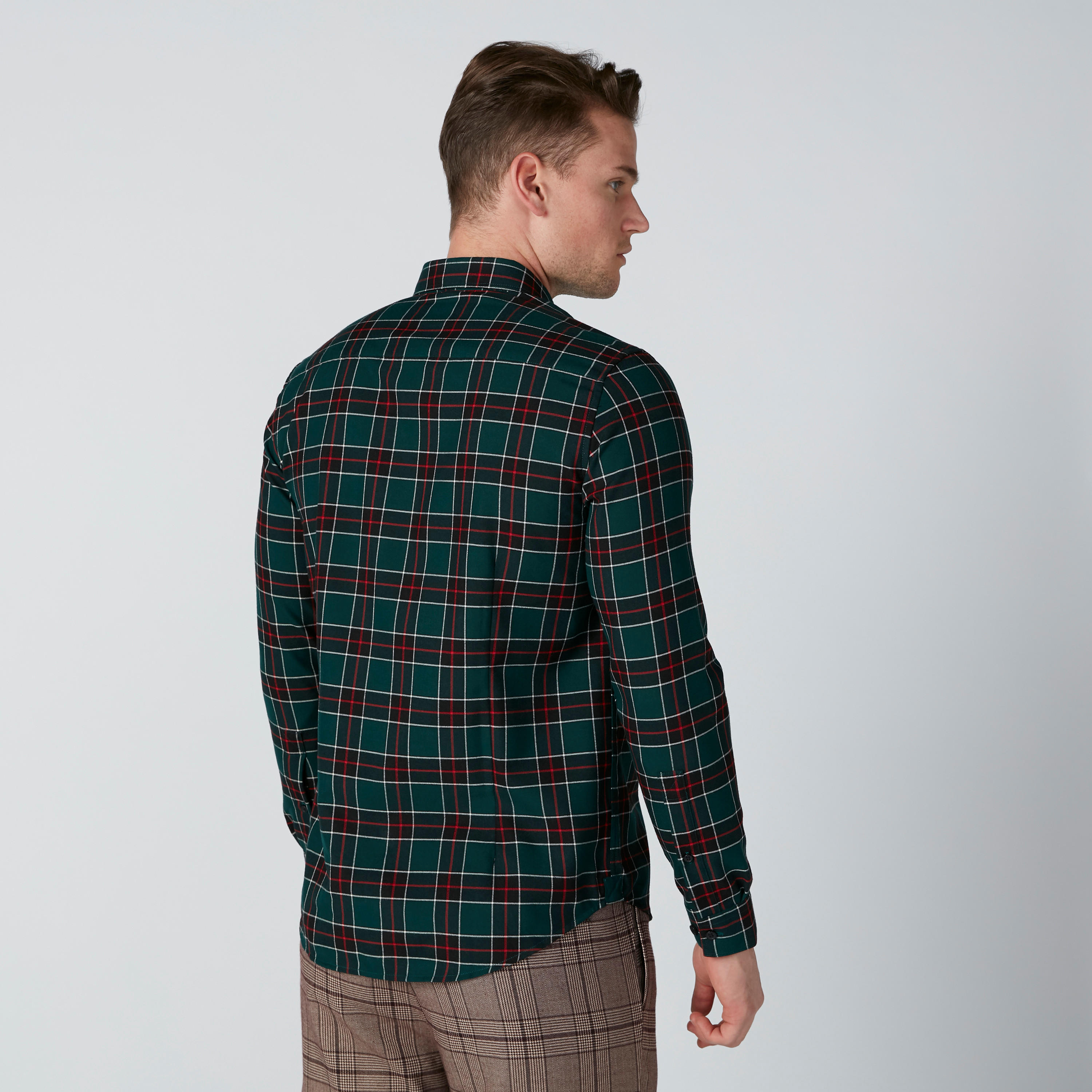 قميص كاروهات بأكمام طويلة-men-clothing-shirts-image-2